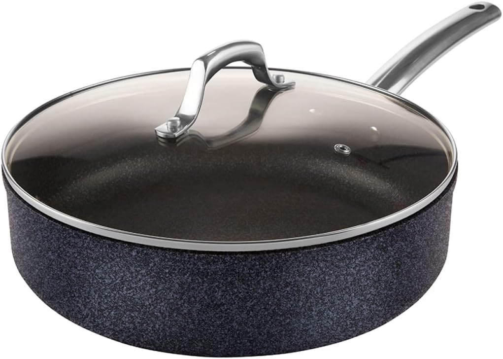 Tower T800033 Trustone Pro 28cm Non-Stick Multi-Pan, Stone-infused Titanium, Cas...
