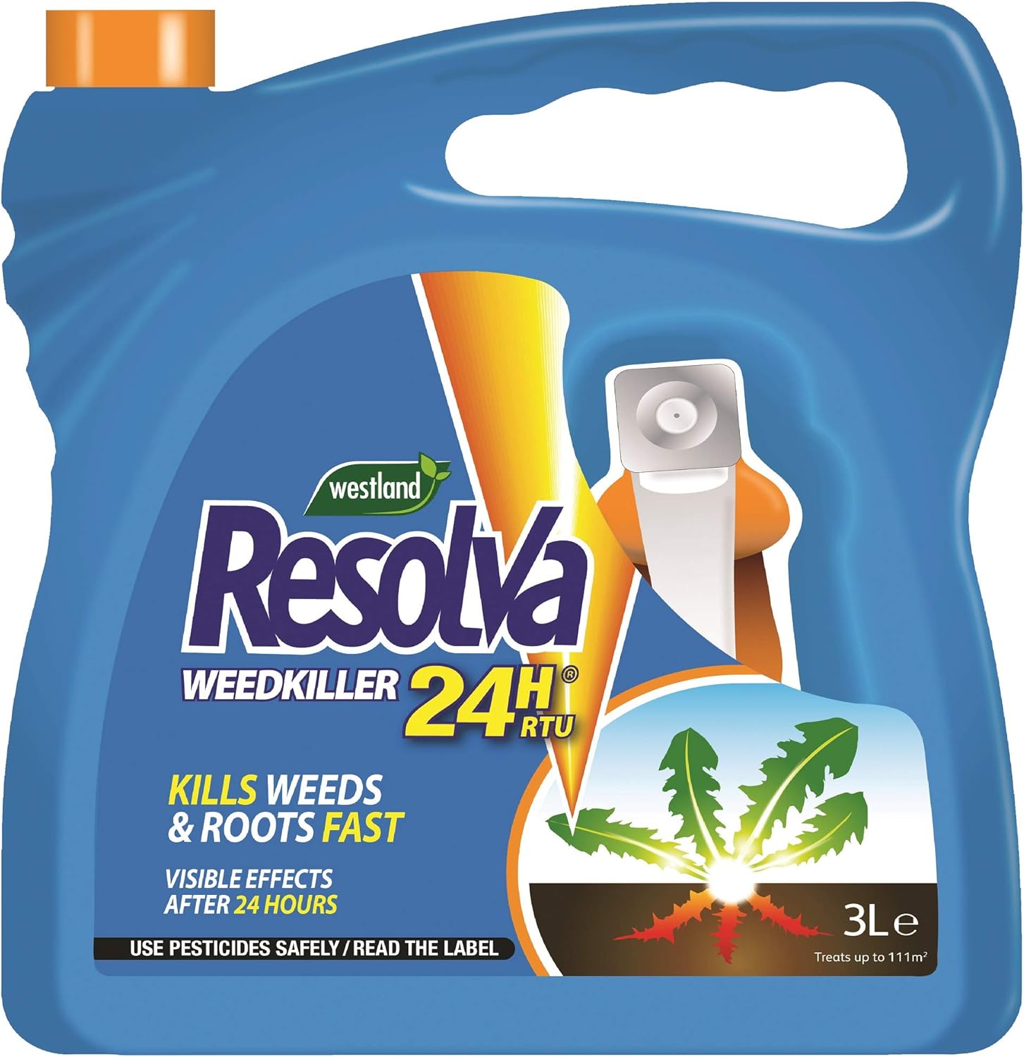 Resolva 20300467, Special Weed Killer for 24H Ready To Use, Innovative Weed Remo...