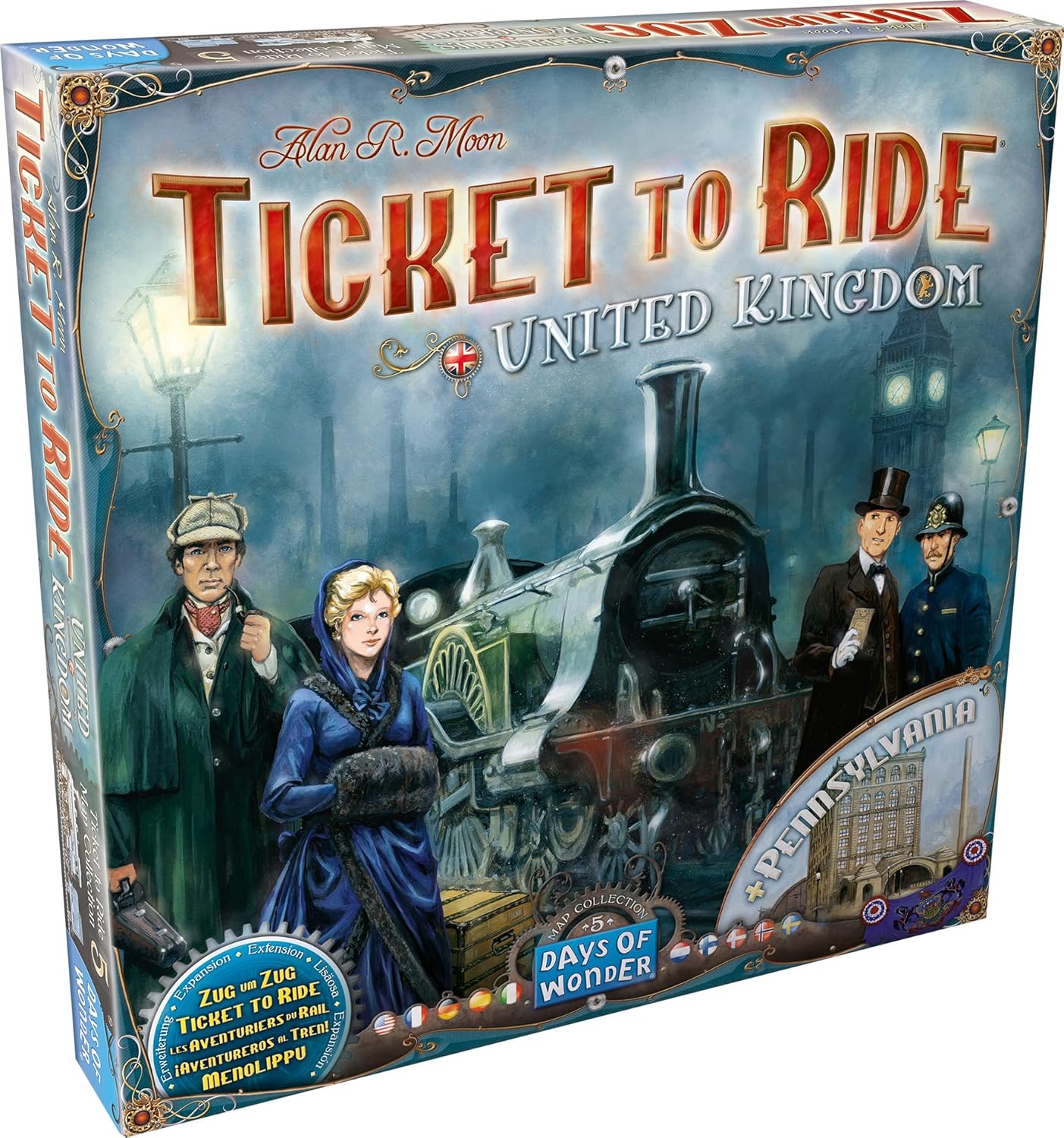 Days of Wonder, Special Ticket to Ride United Kingdom EXPANSION, Innovative Boar...