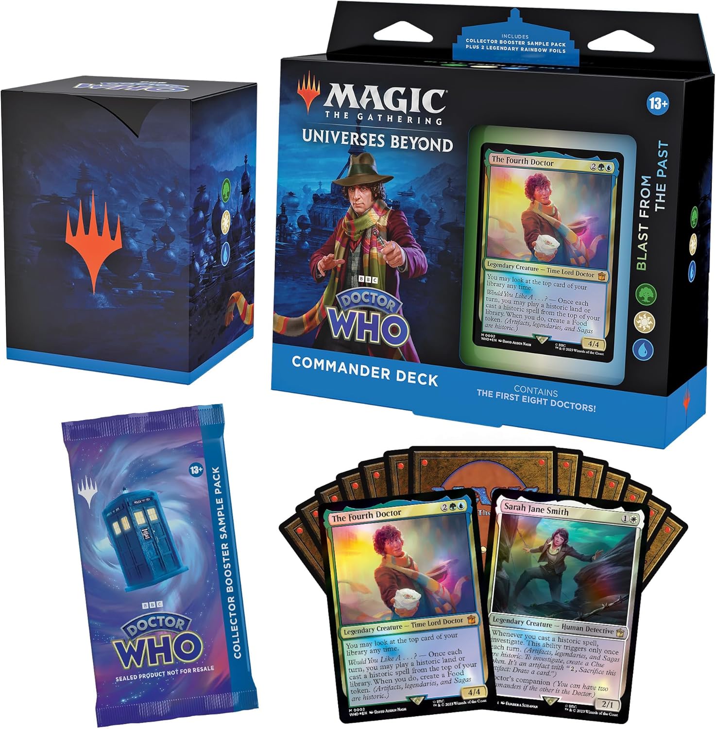 "Magic: The Gathering Doctor Who Commander" Deck, Special 100-Card Deck with 2-C...