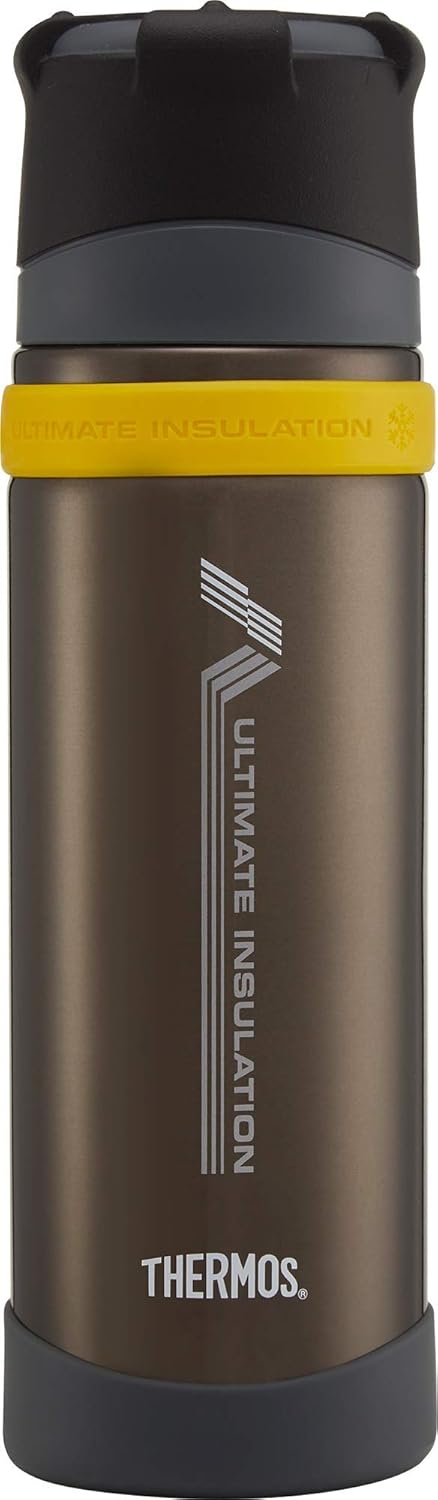 Thermos Ultimate Series Metal Flask, Special Charcoal Flask for 500 ml, Innovati...