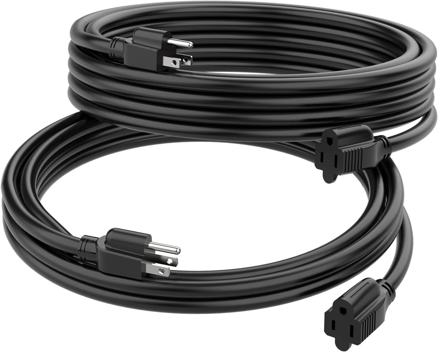 DuraTech Indoor Extension Cord, Short Extension Cord 6 Feet and 3 Feet, 16/3 SJT...