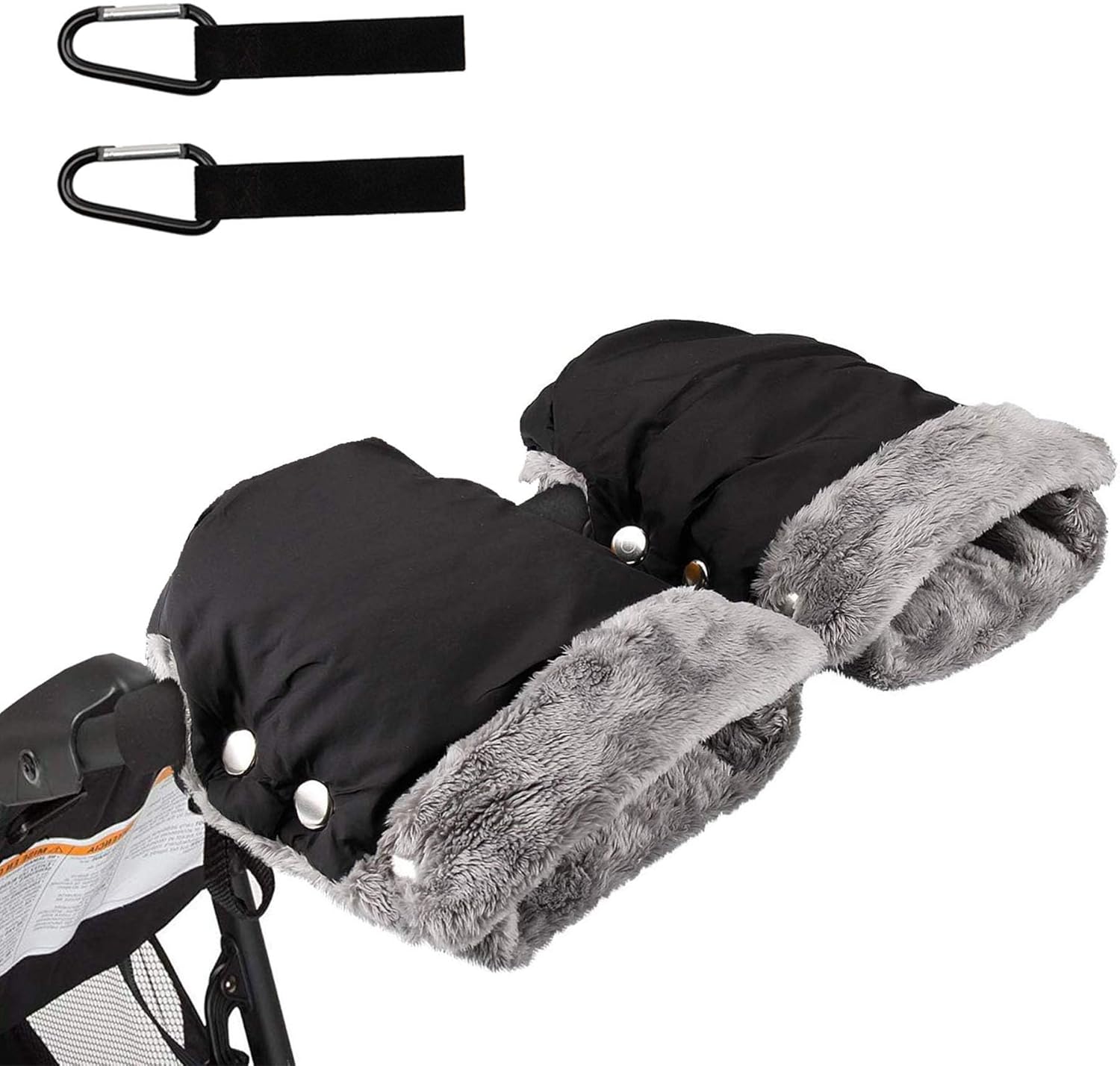 Pushchair/Pram/Stroller Hand Muffs, Special Waterproof Hand Gloves With Extra Th...