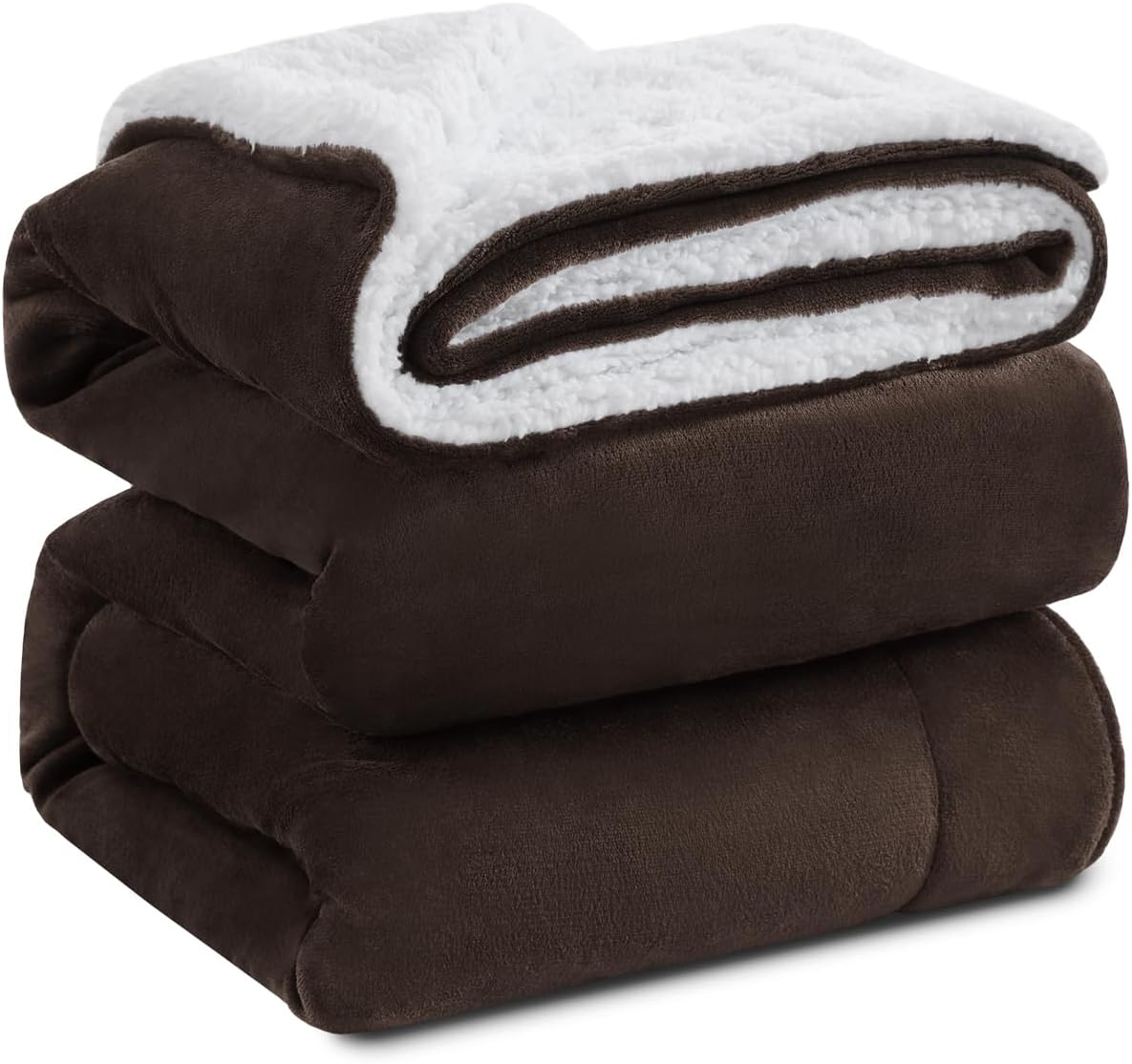 KAWAHOME Sherpa Fleece Blanket, Special Twin Size Blanket for Extra Warmth, Inno...