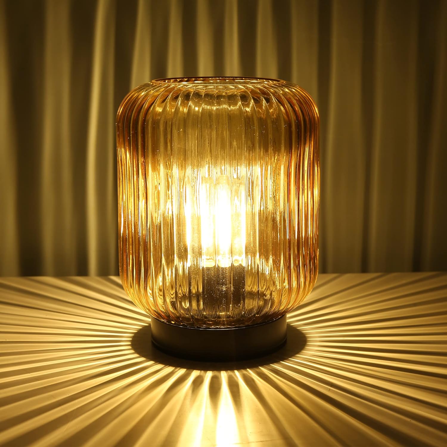 Battery Operated Lamp, Cordless Table Lamps for Home Decor, Battery Powered Nigh...