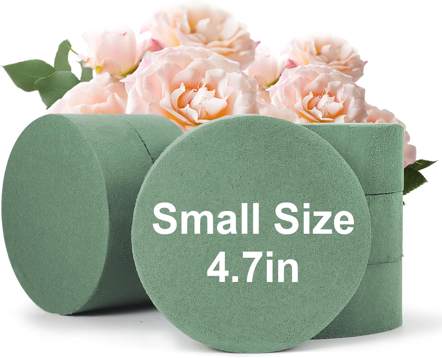 Round Floral Foam Blocks, Unique Flower Foam Blocks for Fresh and Artificial Flo...