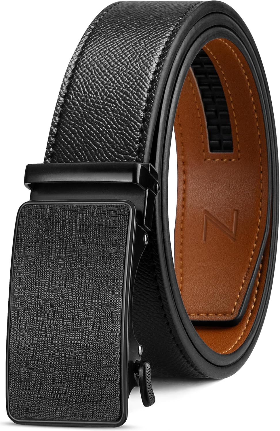 Zitahli Belt Men, Special Ratchet Belt Dress with 1 3/8" Premium Leather, Unique...
