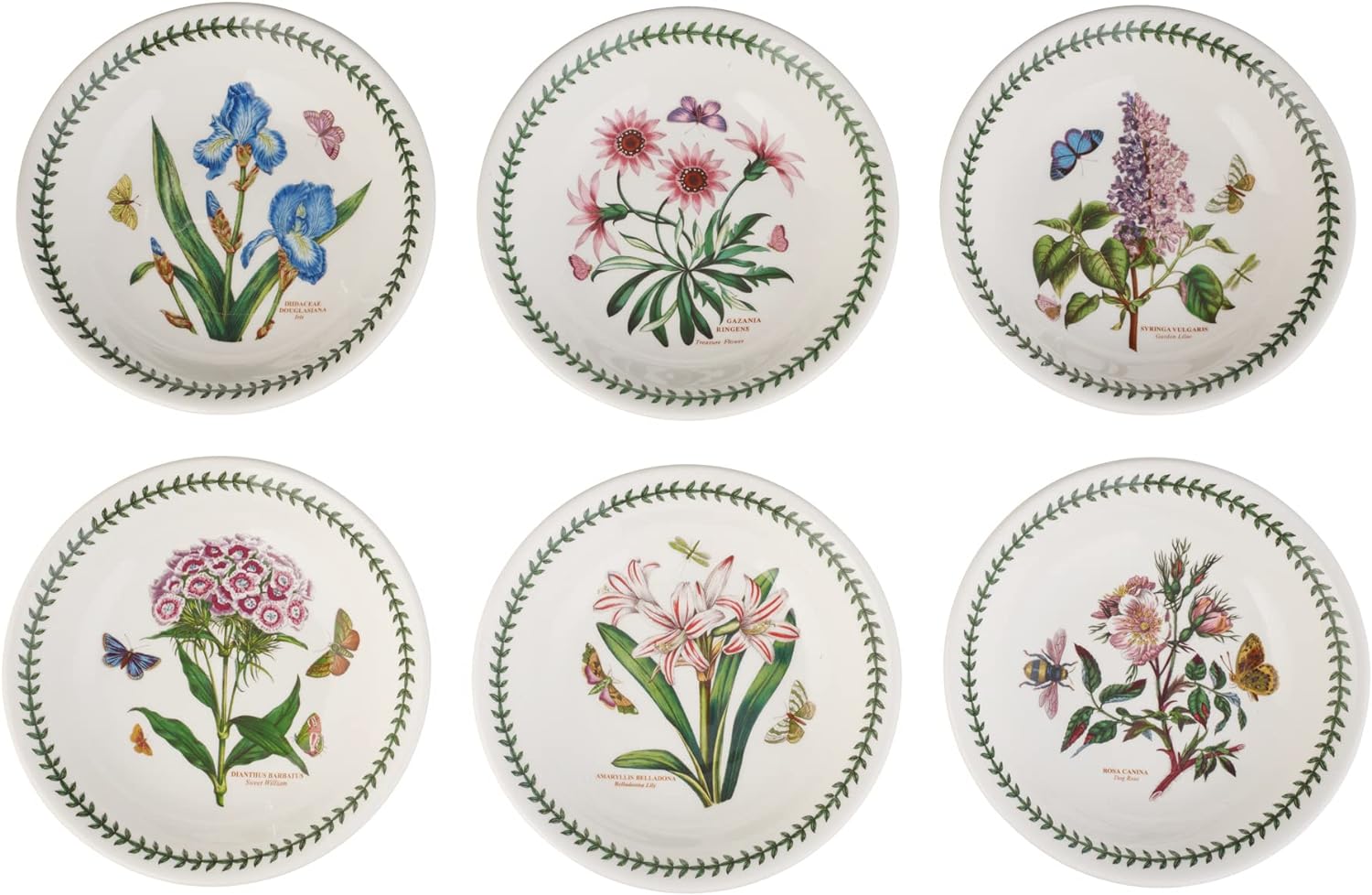 High-Quality Portmeirion Botanic Garden Serving Bowl, Authentic 8.5 Inch Fine Ea...