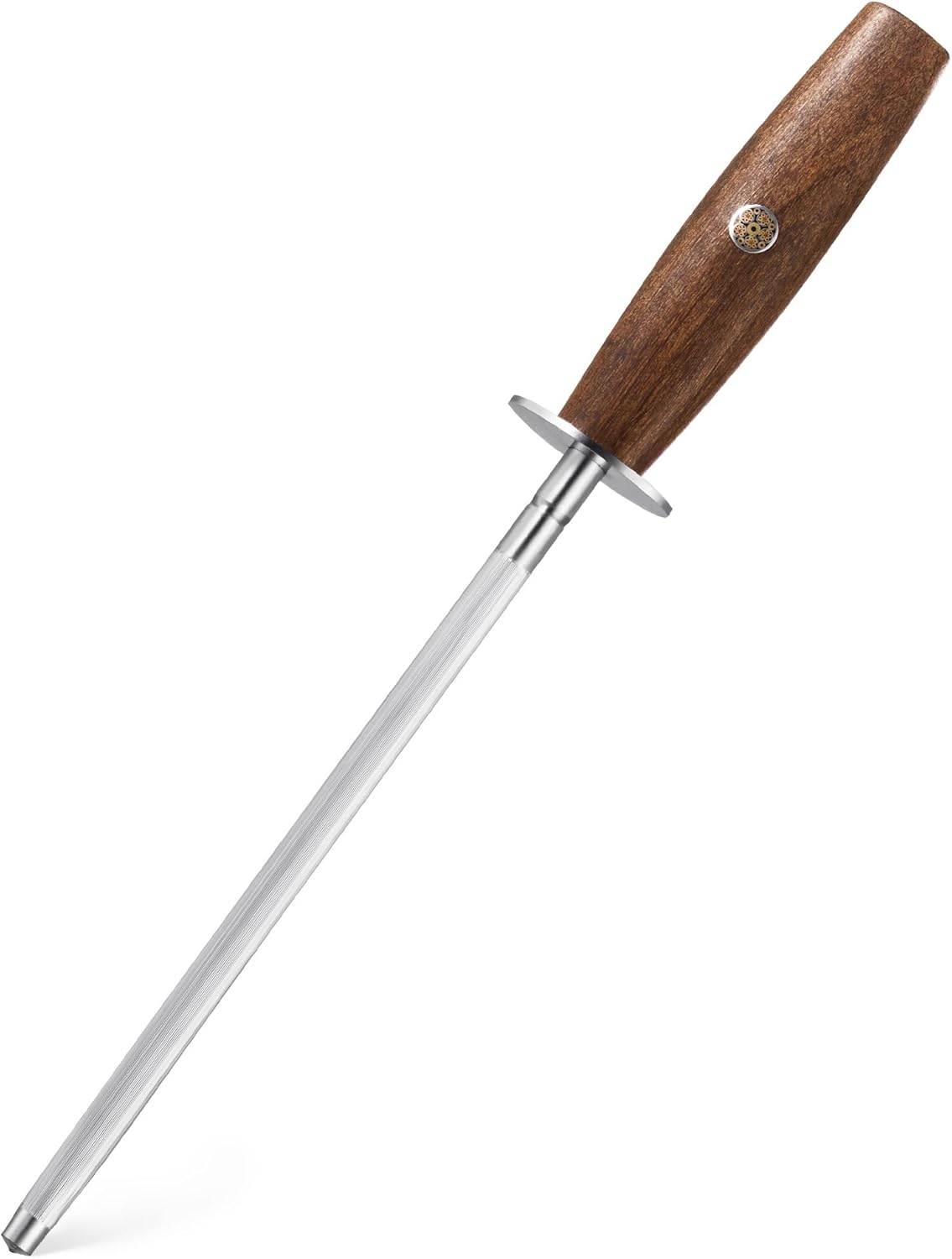 KYOKU 8 in. Honing Steel, Daimyo Series Honing Rod with Rosewood Handle & Metal...