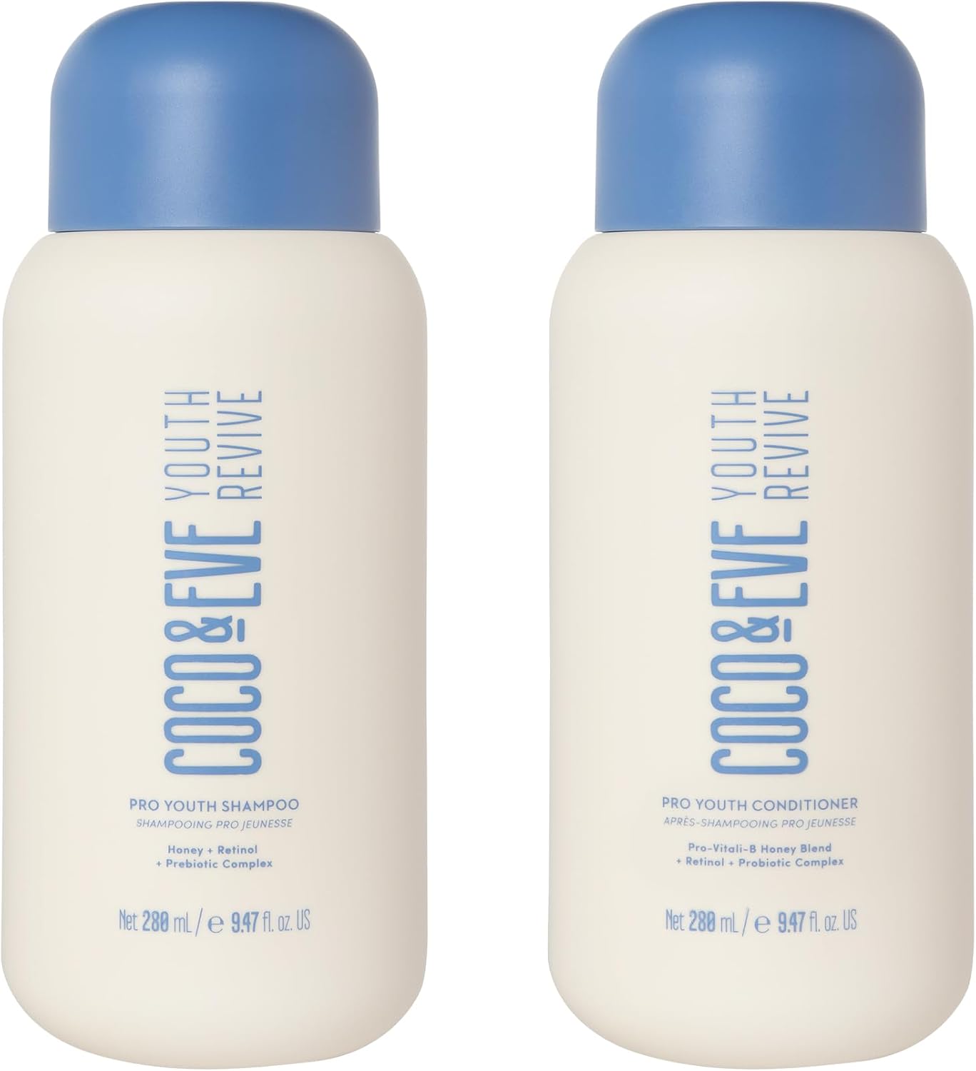 Coco & Eve Pro Youth Shampoo & Conditioner. For Strength, Shine, Volume and Heal...
