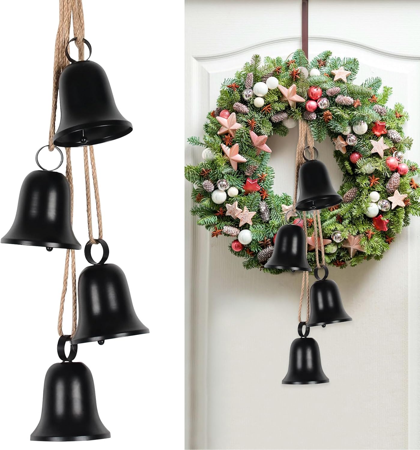 Styleonme Decorative Bells, Christmas Bells, Metal Indoor and Outdoor Blessing B...