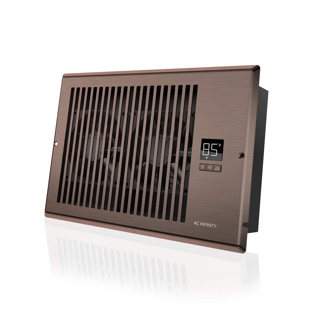 AC Infinity AIRTAP T6, Special Quiet Register Booster Fan with Thermostat, High-...