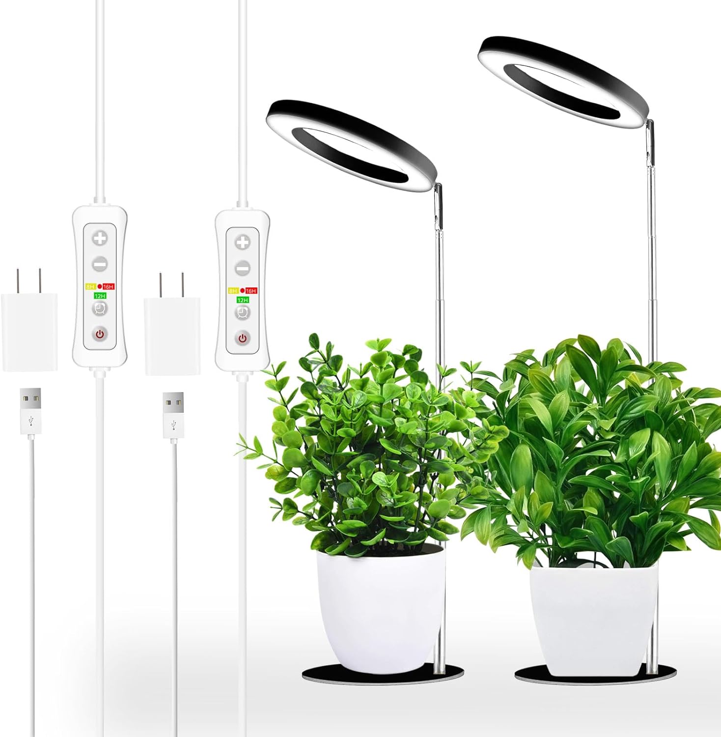 Yadoker Plant Grow Light, Special Desk LED Grow Light, Innovative Indoor Plant L...