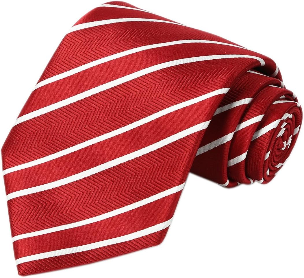 KissTies 63'' Extra Long Mens Tie, Special Checkered Plaid Stripe Necktie, Innov...