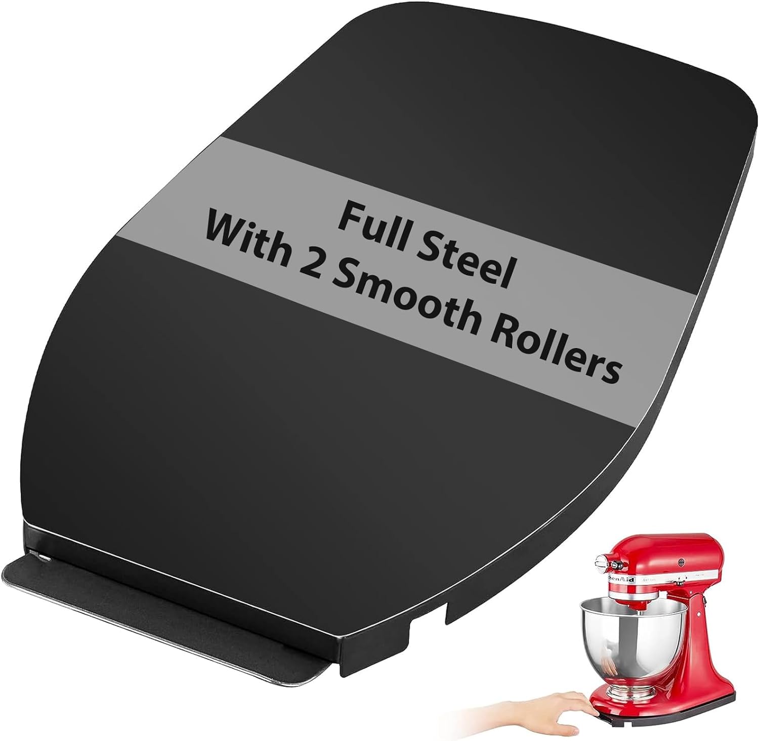 Mixer Sliding Tray, Special Rolling Tray Kitchen Countertop Appliance Slider Sto...