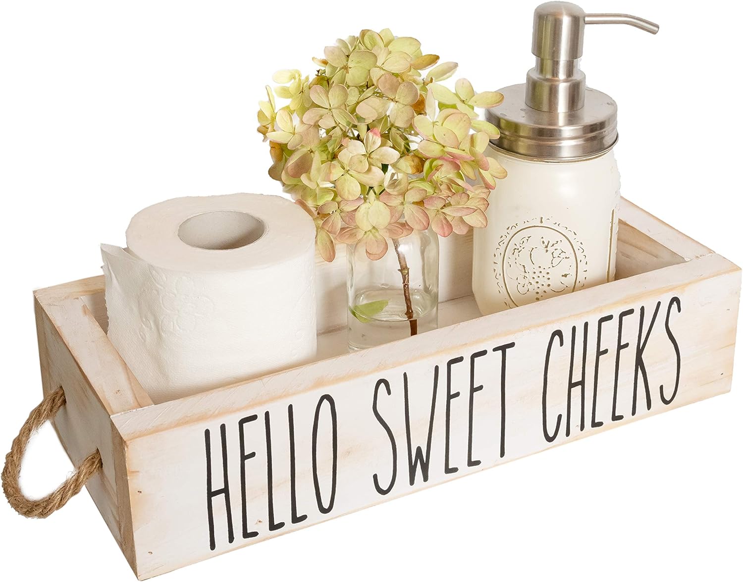 MAINEVENT Nice Bathroom Decor Box, Special Farmhouse Bathroom Decor Toilet Box w...