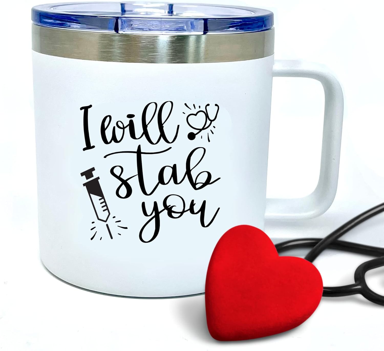 **Ultimate Nurse Gift Tumbler by I Will Stab You, Exclusive Coffee Mug for Medic...