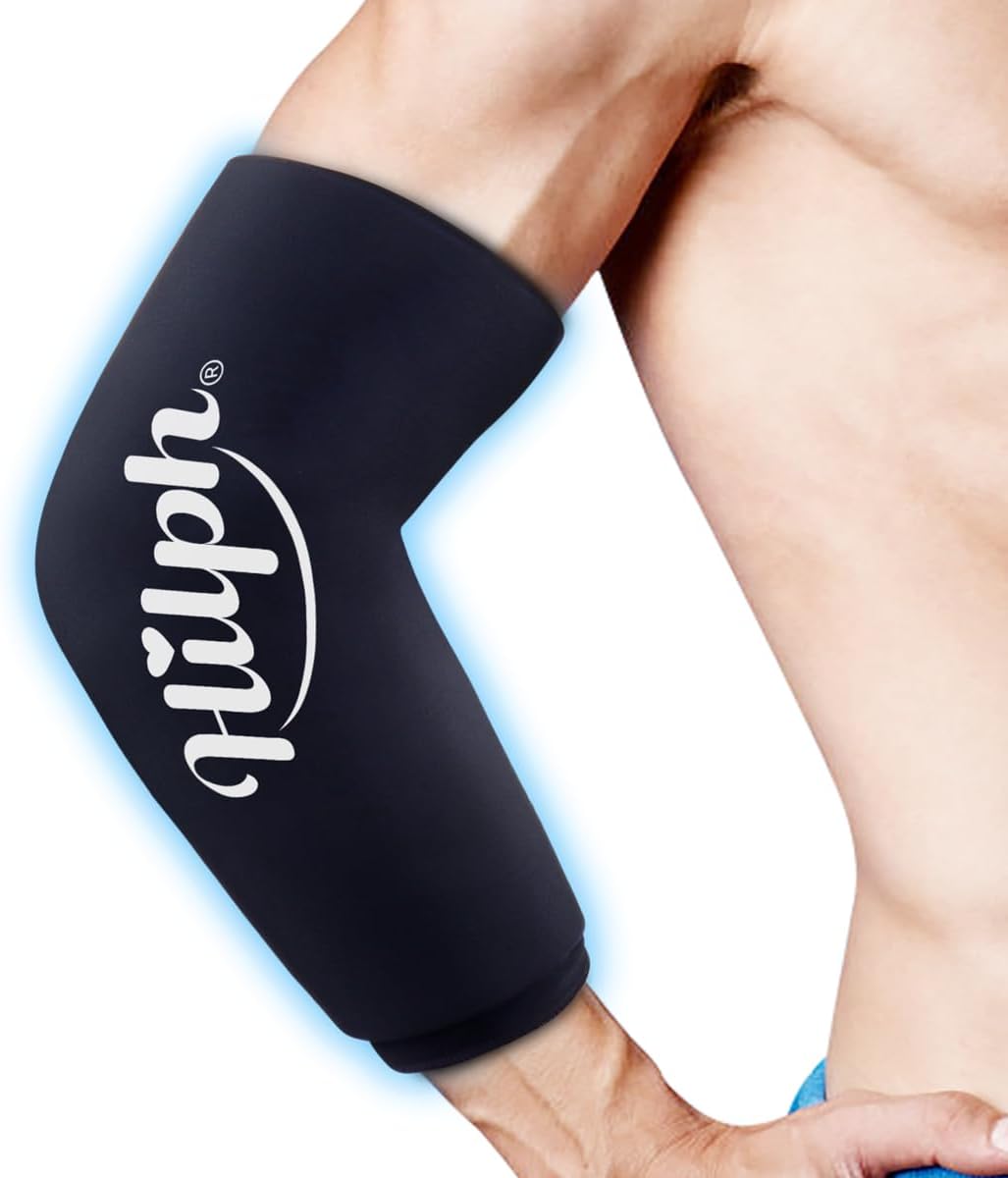 Hilph Elbow Arm Ice Pack Sleeve for Tendonitis, Wearable Tennis Elbow & Golfers...