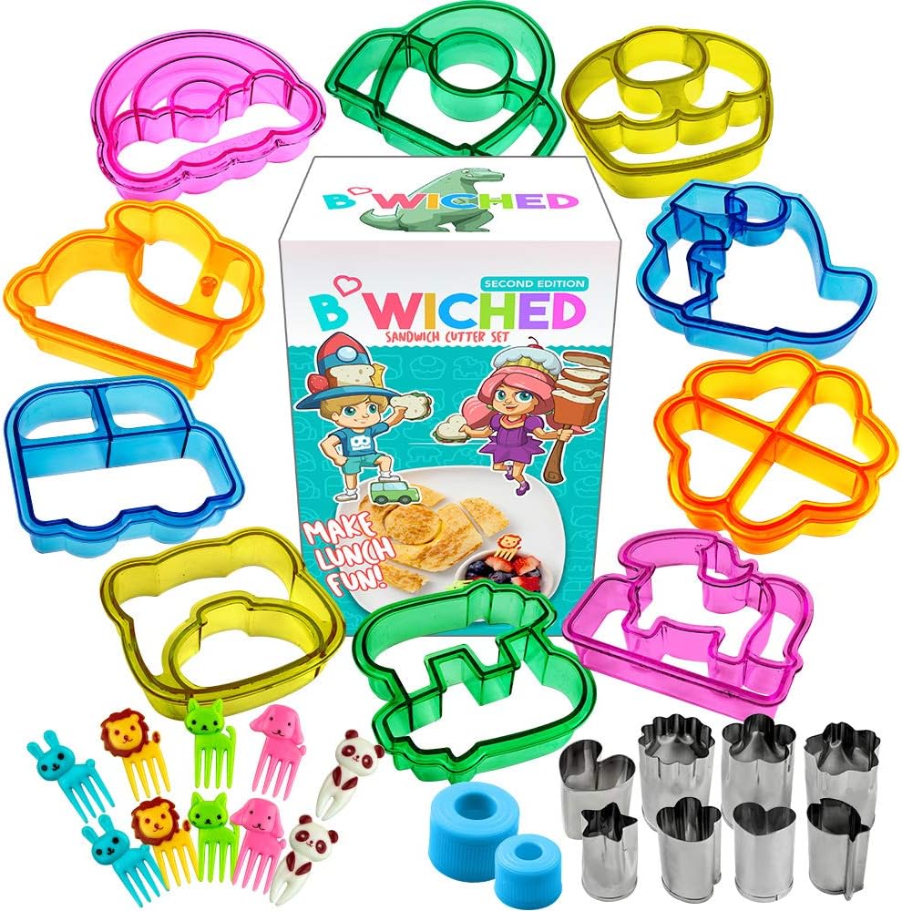 Sandwich Cutters for Kids, Special Toddler Lunch Box Accessories, Innovative Ben...