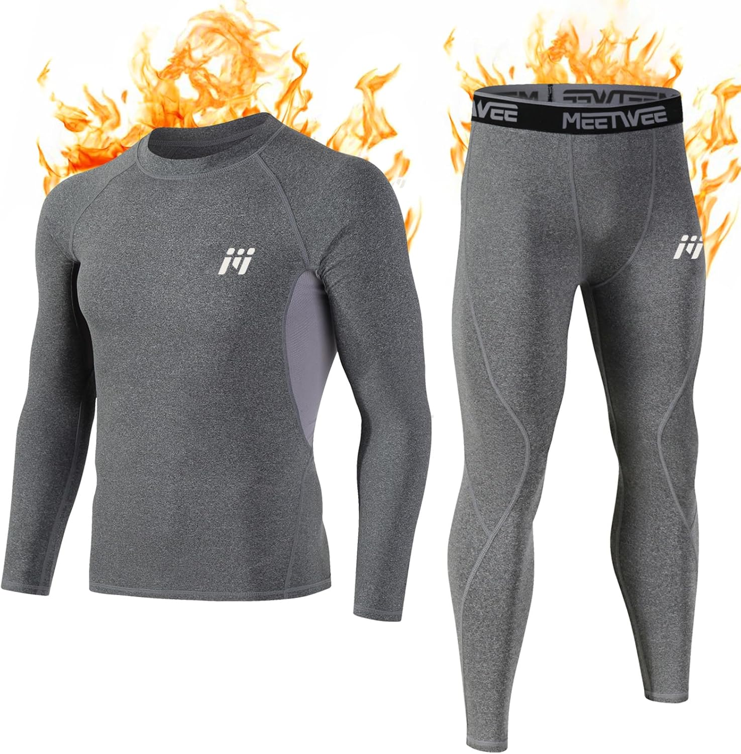 MEETWEE Thermal Underwear for Men, Winter Base Lay...