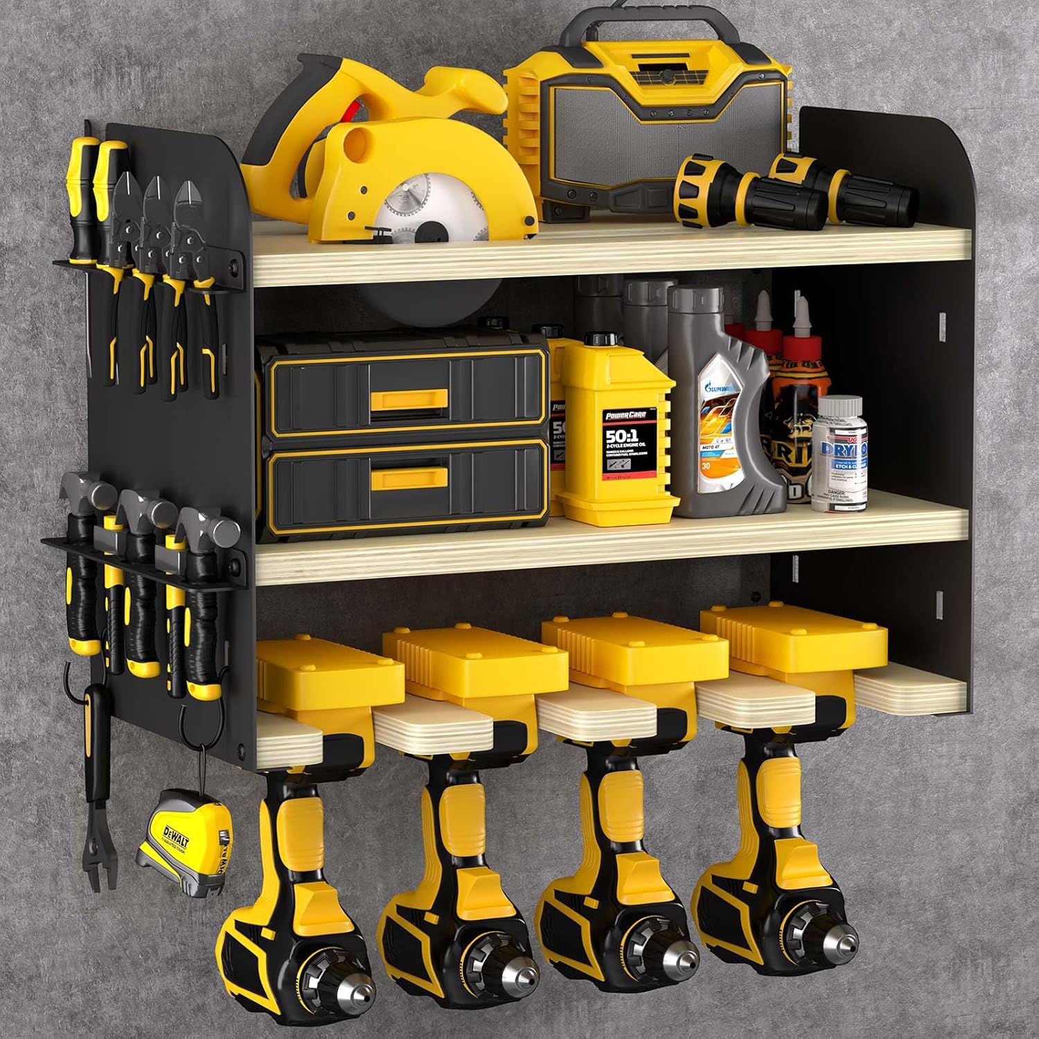 Power Tool Organizer Wall Mount,Cordless Tool Organizer,Garage Organization Tool...