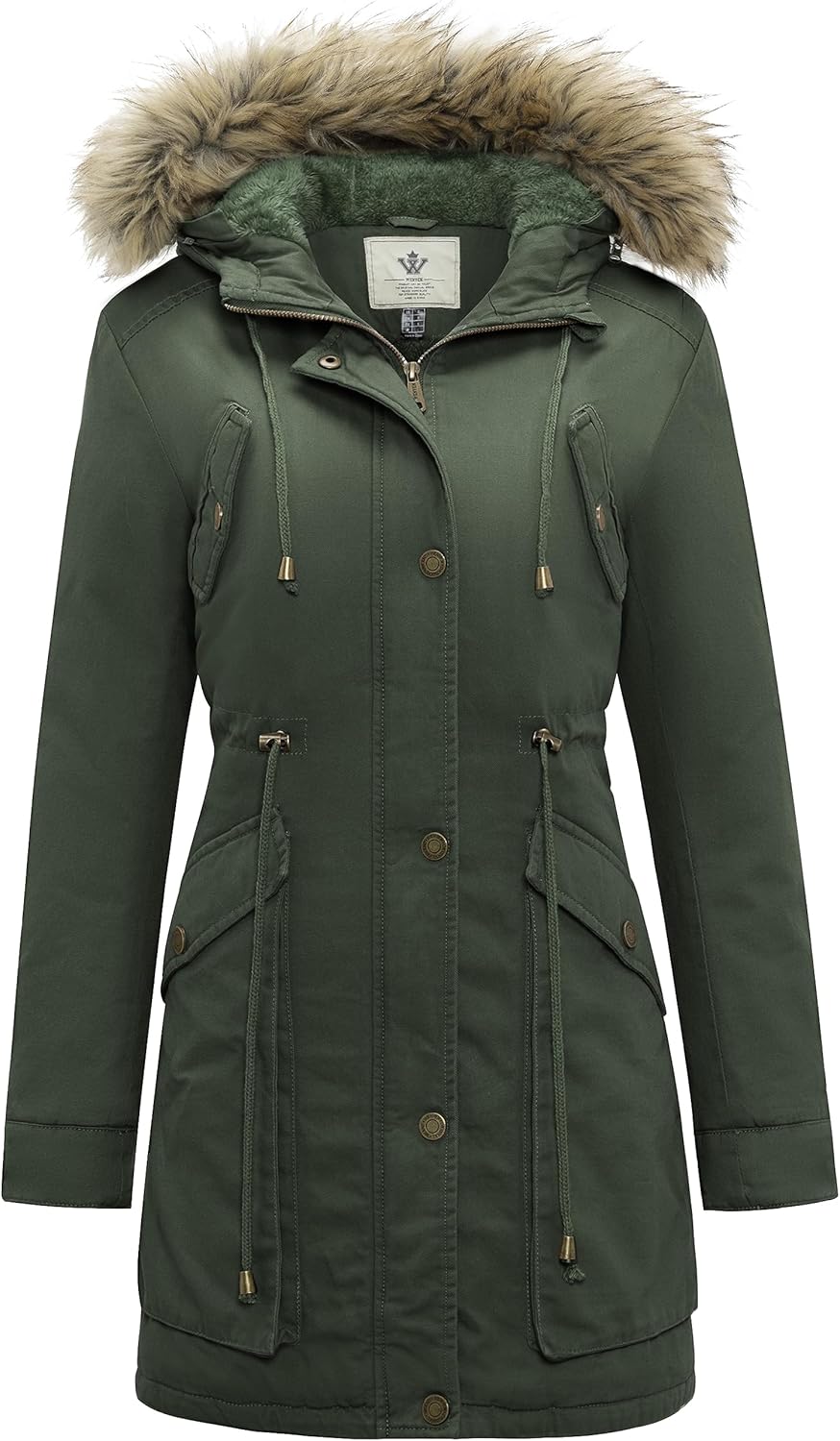 WenVen Women’s Winter Jacket, Special Fleece Jacket with Thicken Lining, Afforda...