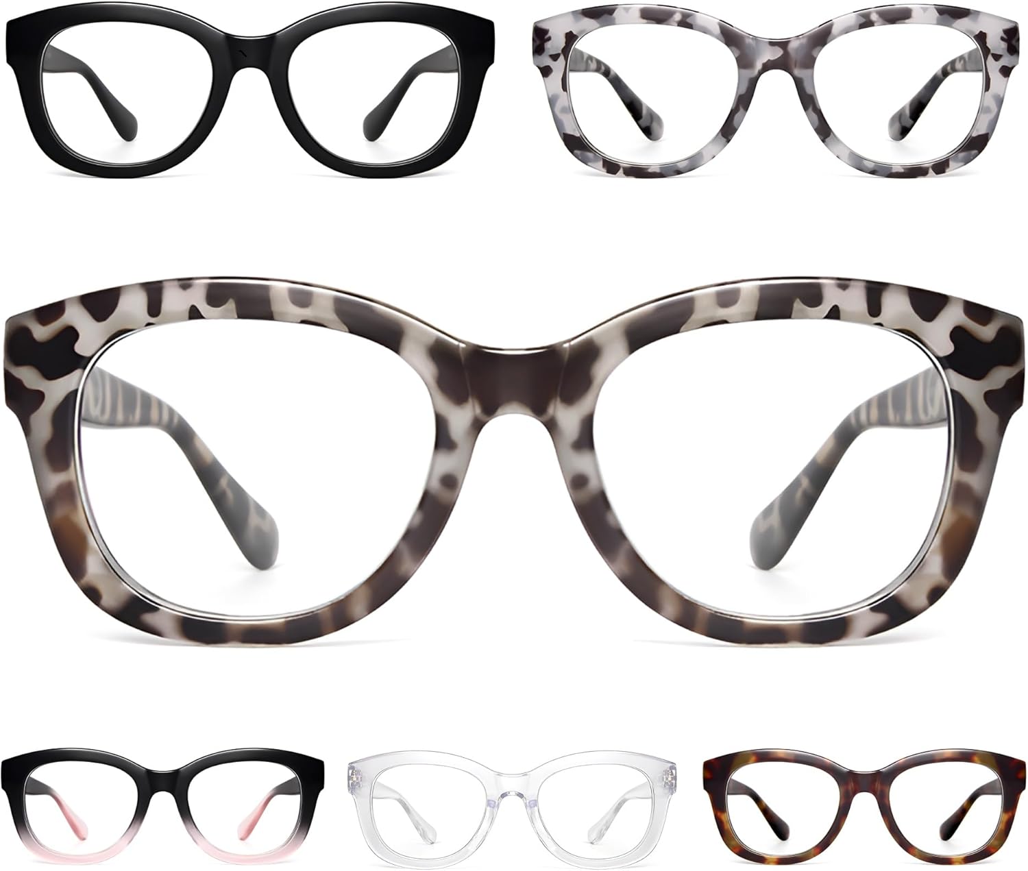 Gaoye Oversized Reading Glasses, Stylish Readers for Women, Special Blue Light B...