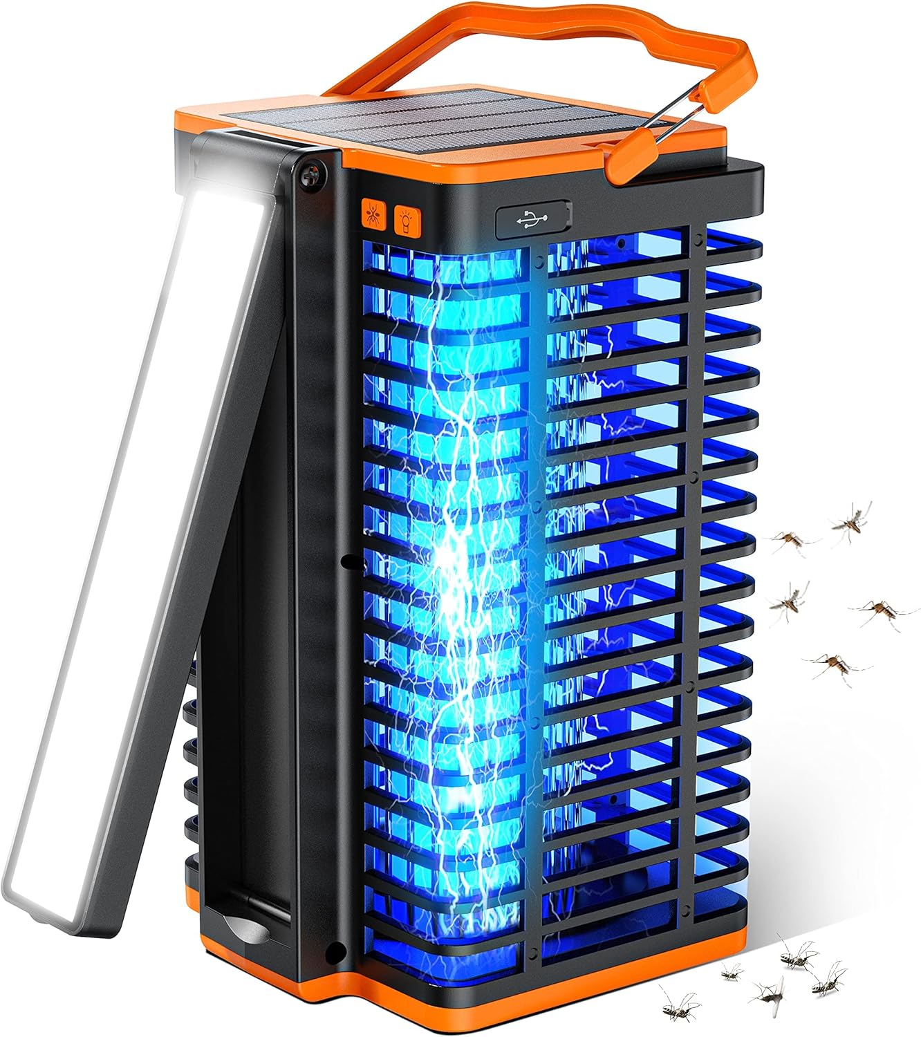 Solar Bug Zapper for Outdoor Indoor, Cordless & Re...