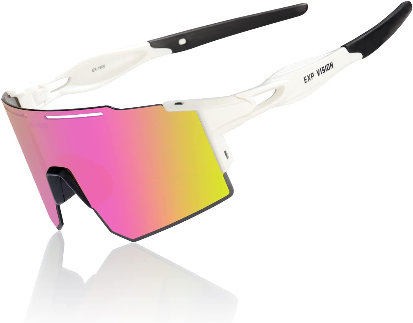 EXP VISION Polarized Cycling Glasses, Unique UV 400 Sports Sunglasses, Special B...
