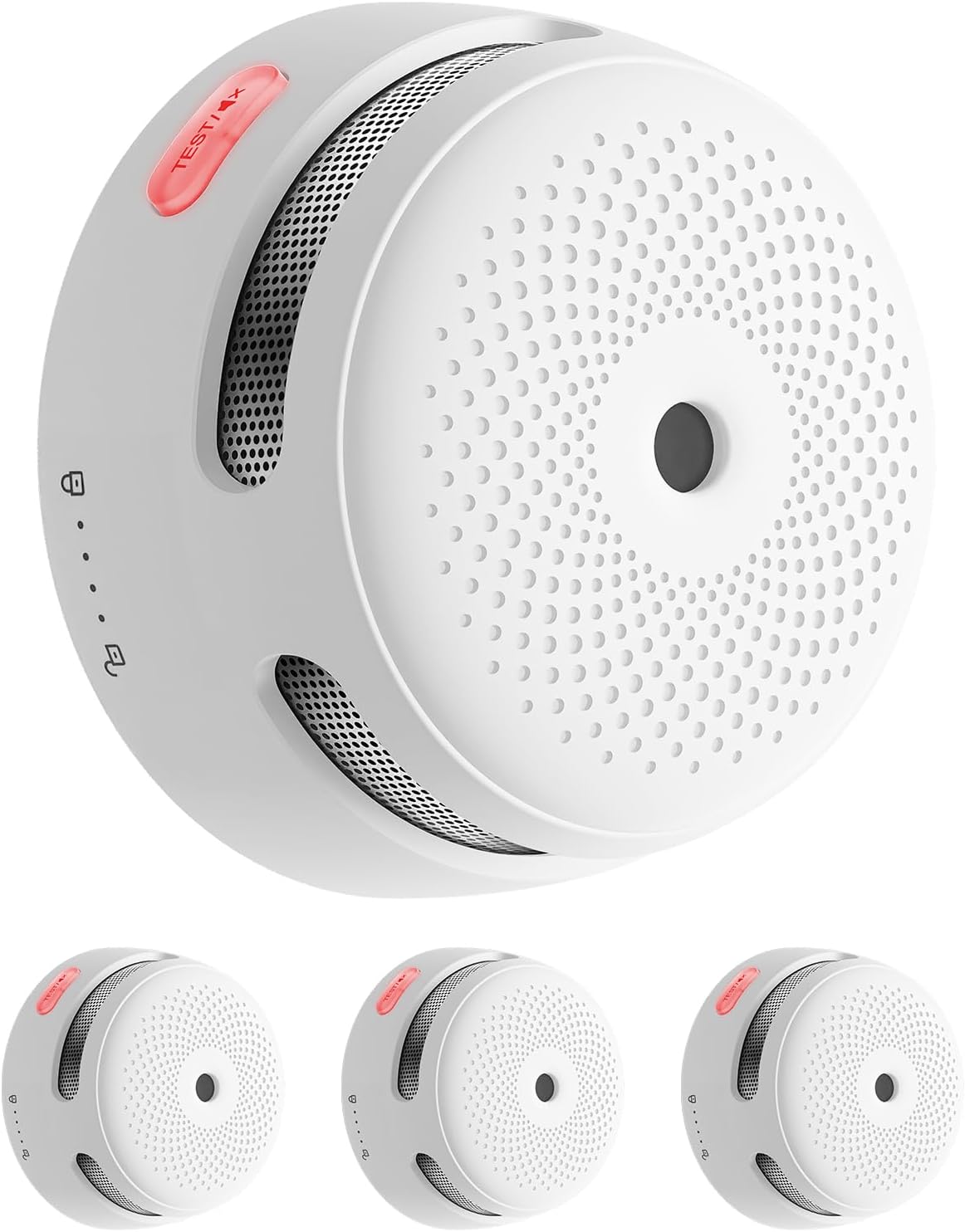 X-Sense Wi-Fi Smoke Alarm Detector Requires Base Station SBS50, Compatible with...