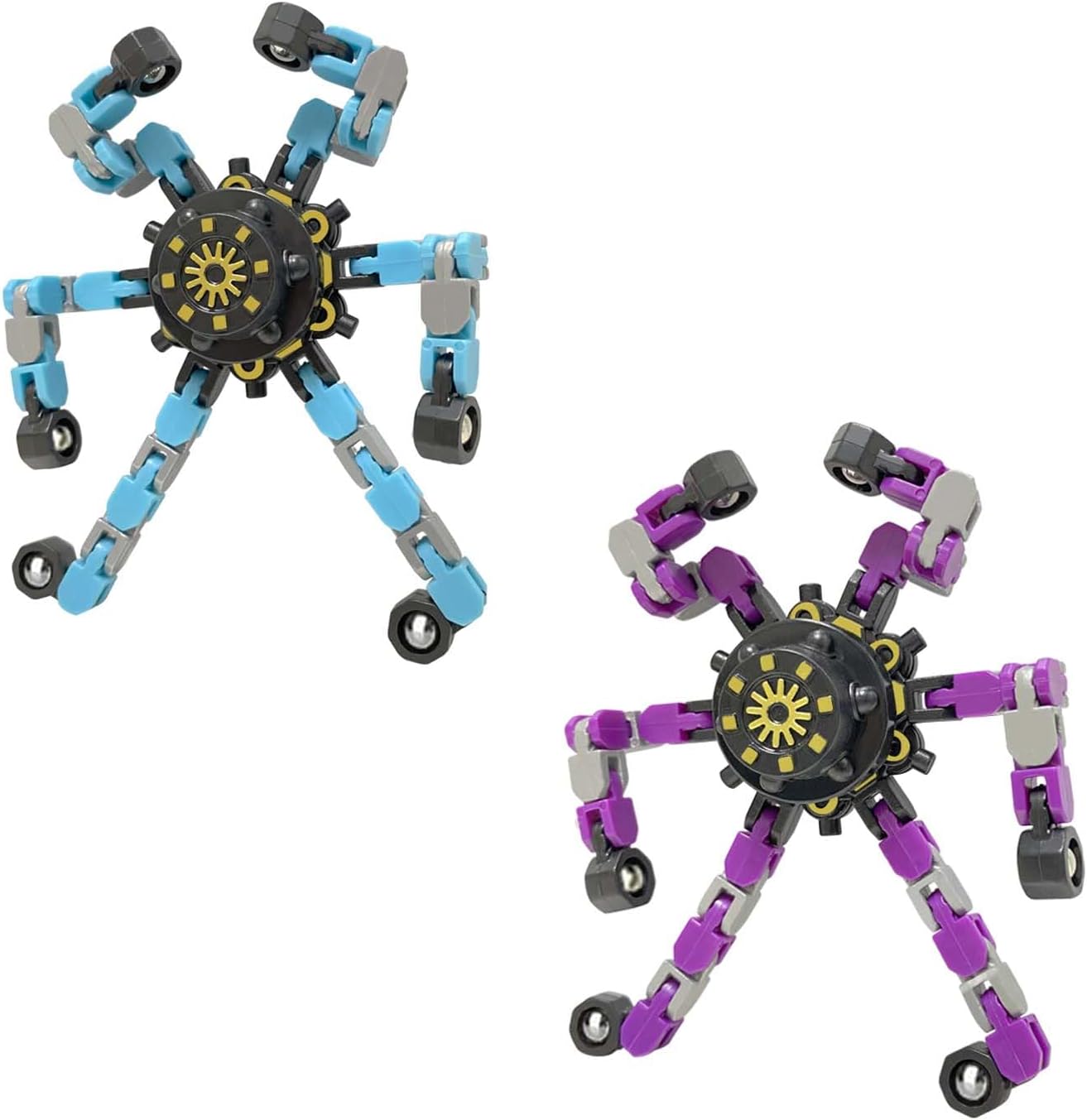 Fidgets Sensory Toys, Special Transformable Chain Mechanical Fidget Toy, Innovat...