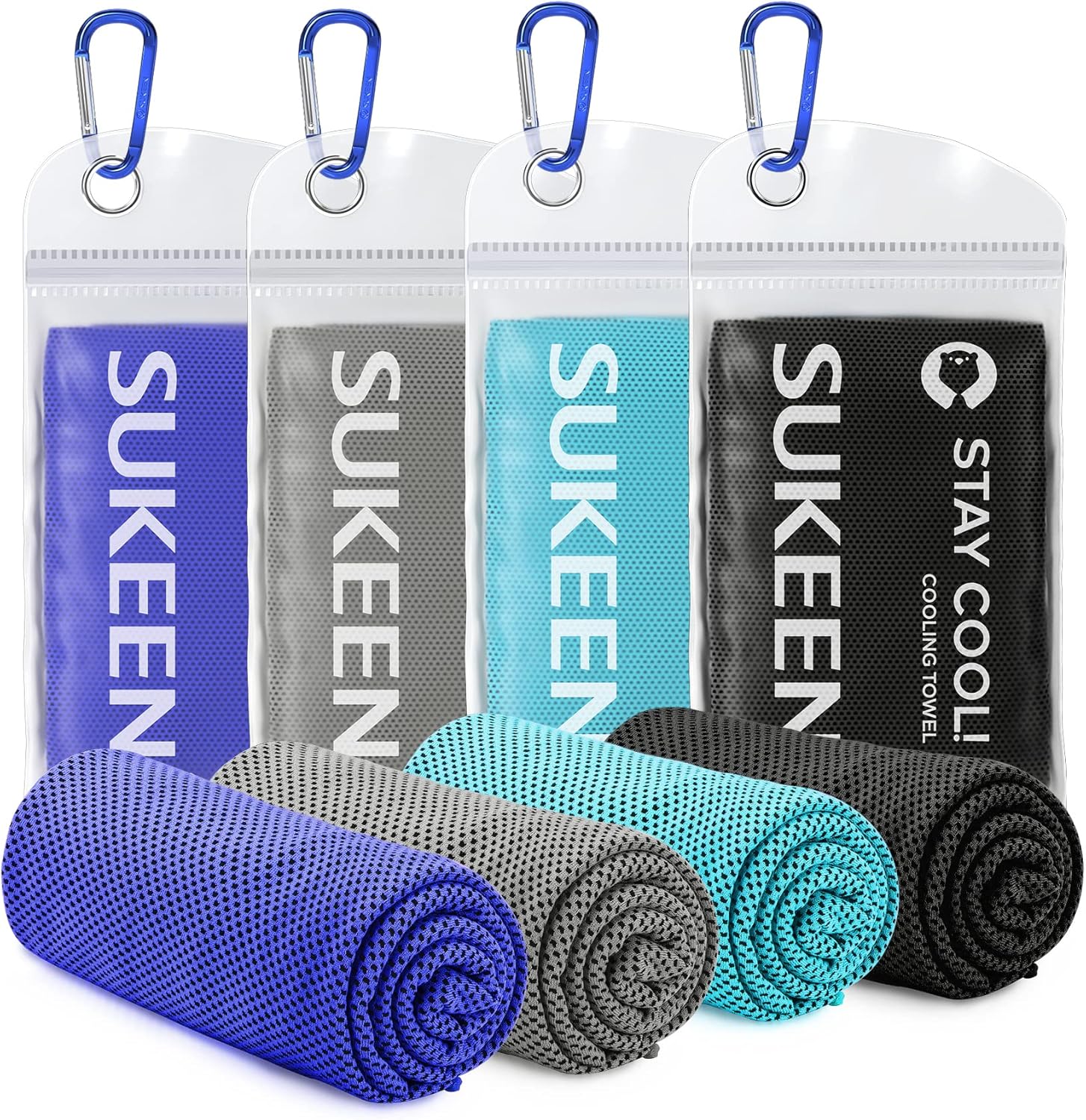 Sukeen Cooling Towel, Special Ice Towel for Neck and Face, Soft Breathable Towel...