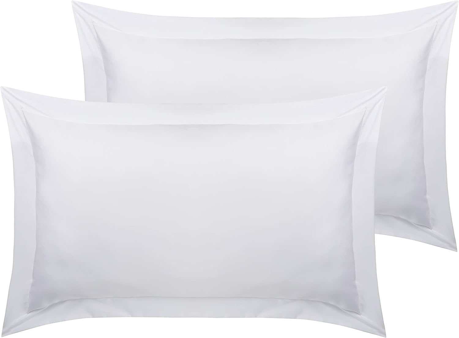 Cotton Pillowcases, Special 100% Cotton Oxford Pillowcases for Everyday Use, Hig...