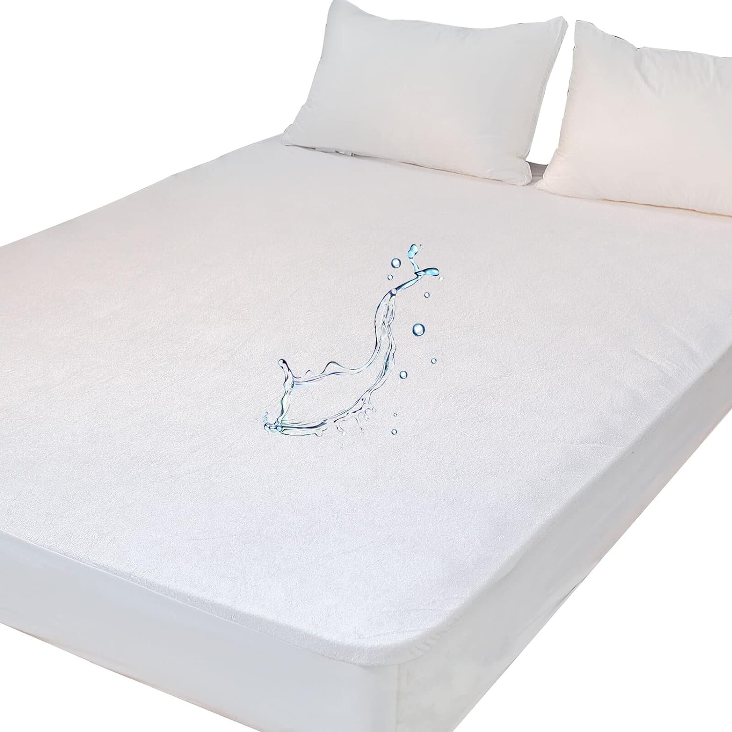 Kingnex Waterproof Mattress Protector, Special Mattress Cover for College Dorm R...
