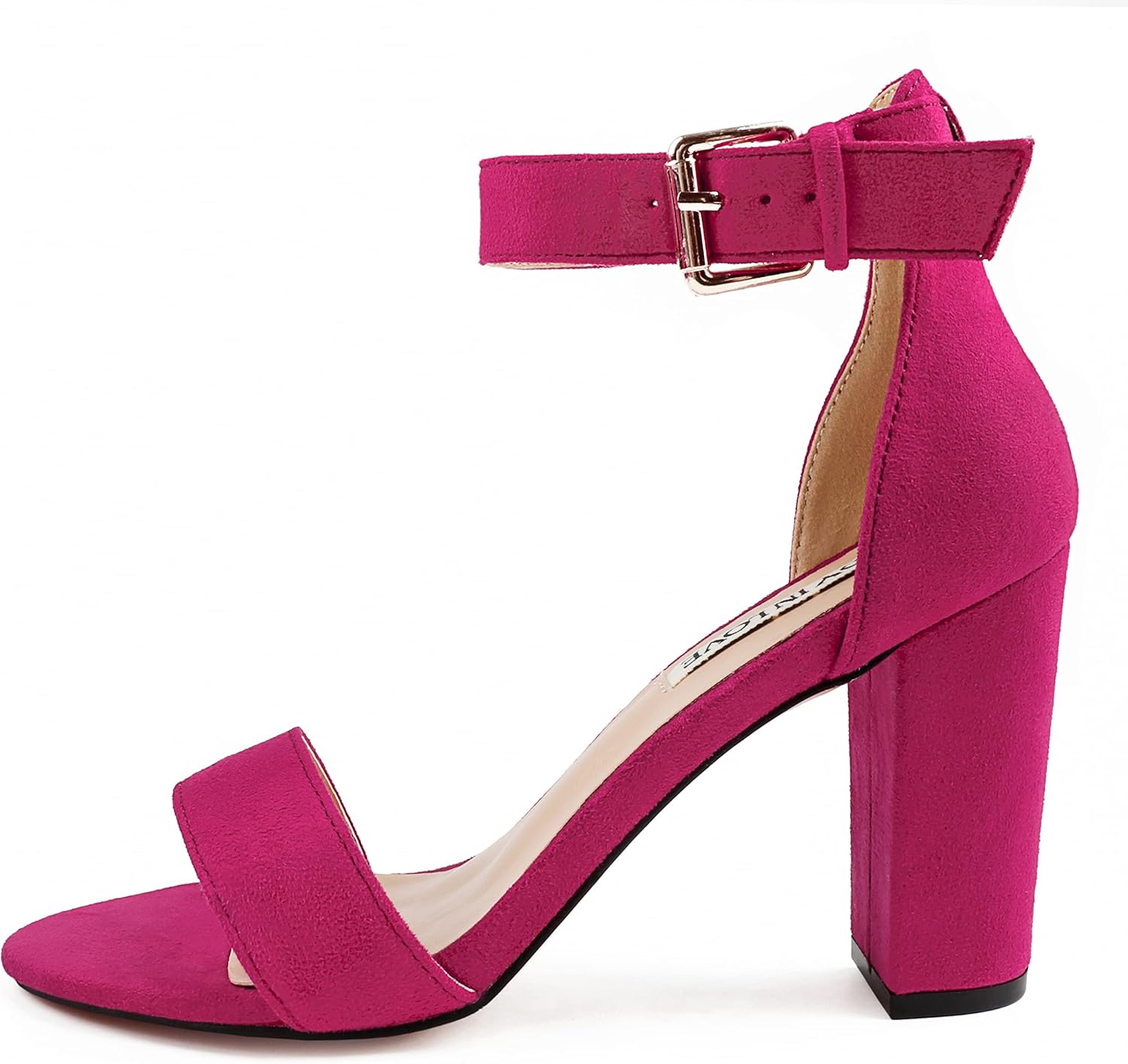 JOY IN LOVE Womens Heeled Sandals, Special Chunky Block High Heels, Innovative 3...