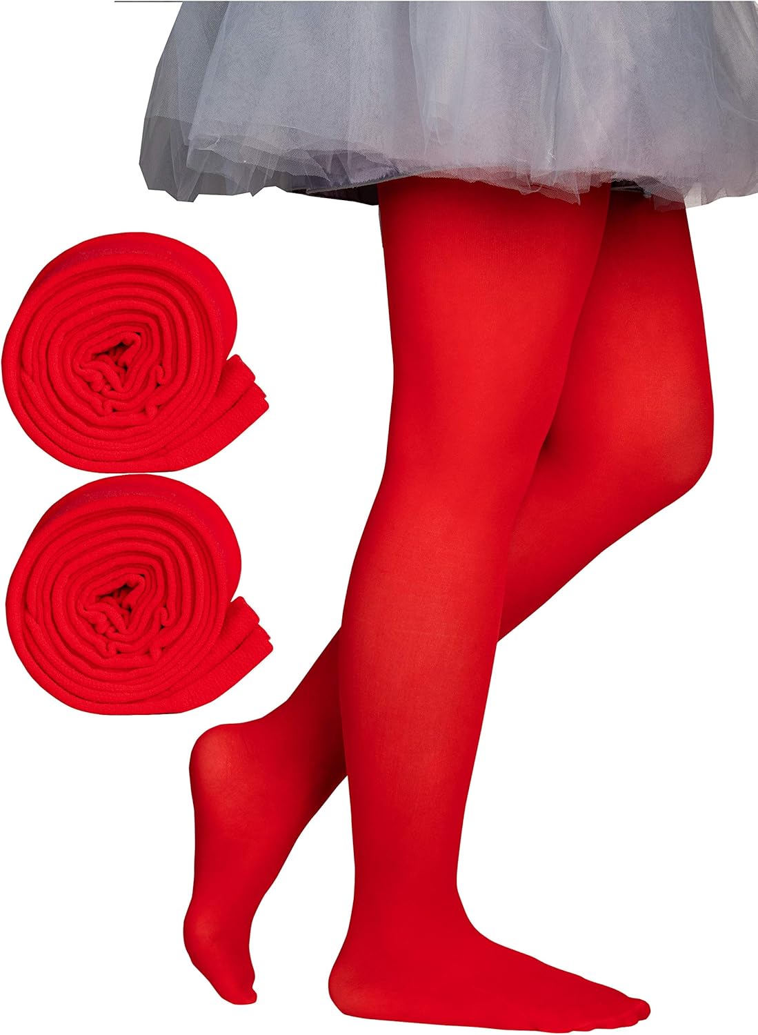 Dancina Toddler and Girls Microfiber Footed Tights, Special Footed Tights for Mu...