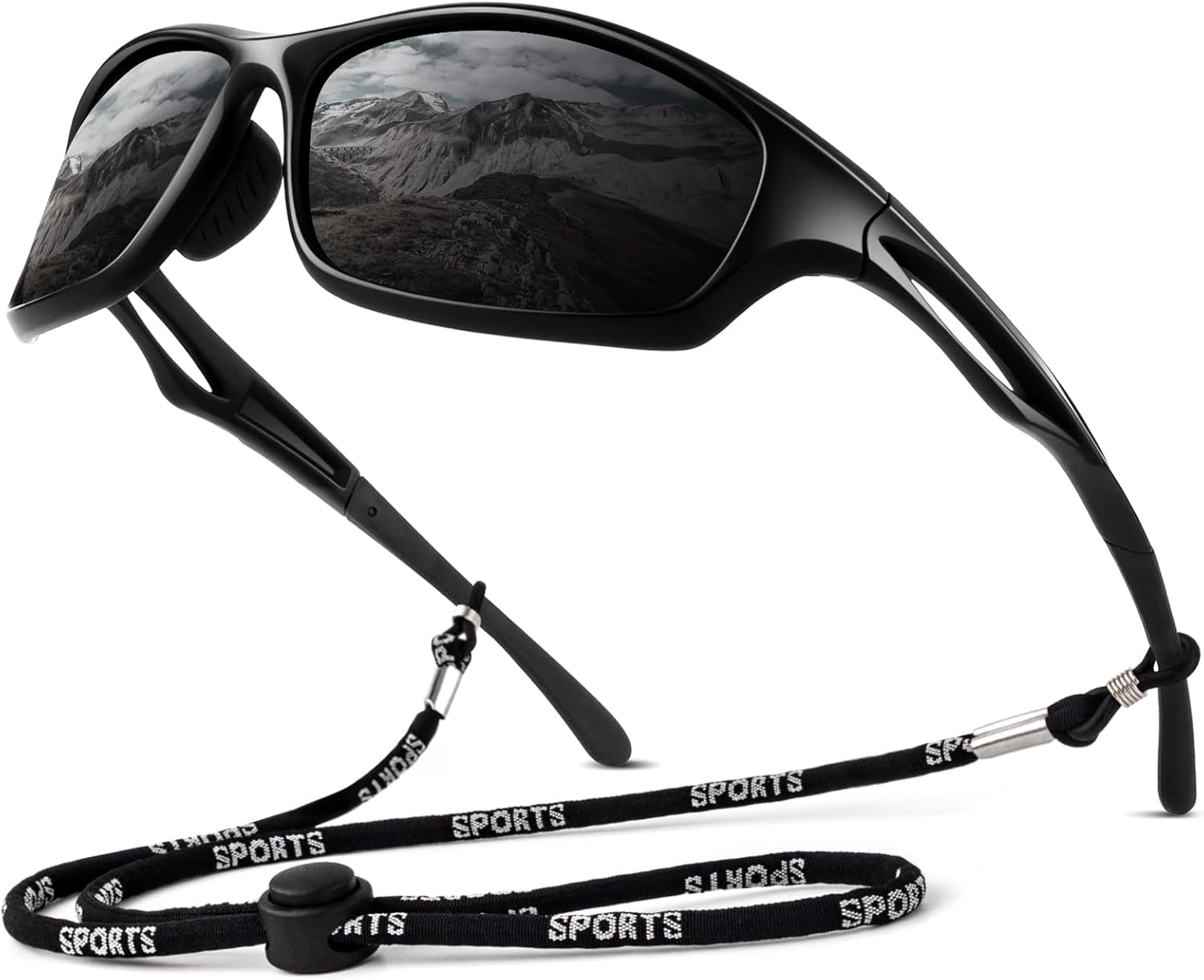 LINVO Mens Sports Sunglasses, Special Polarized UV Protection Sunglasses, Ultral...