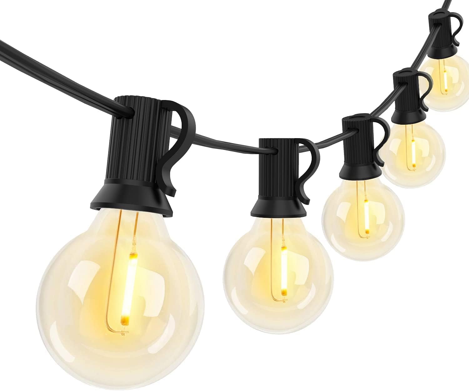 Abeja Outdoor String Lights, Special LED String Lights with 25 Feet G40 Led Glob...