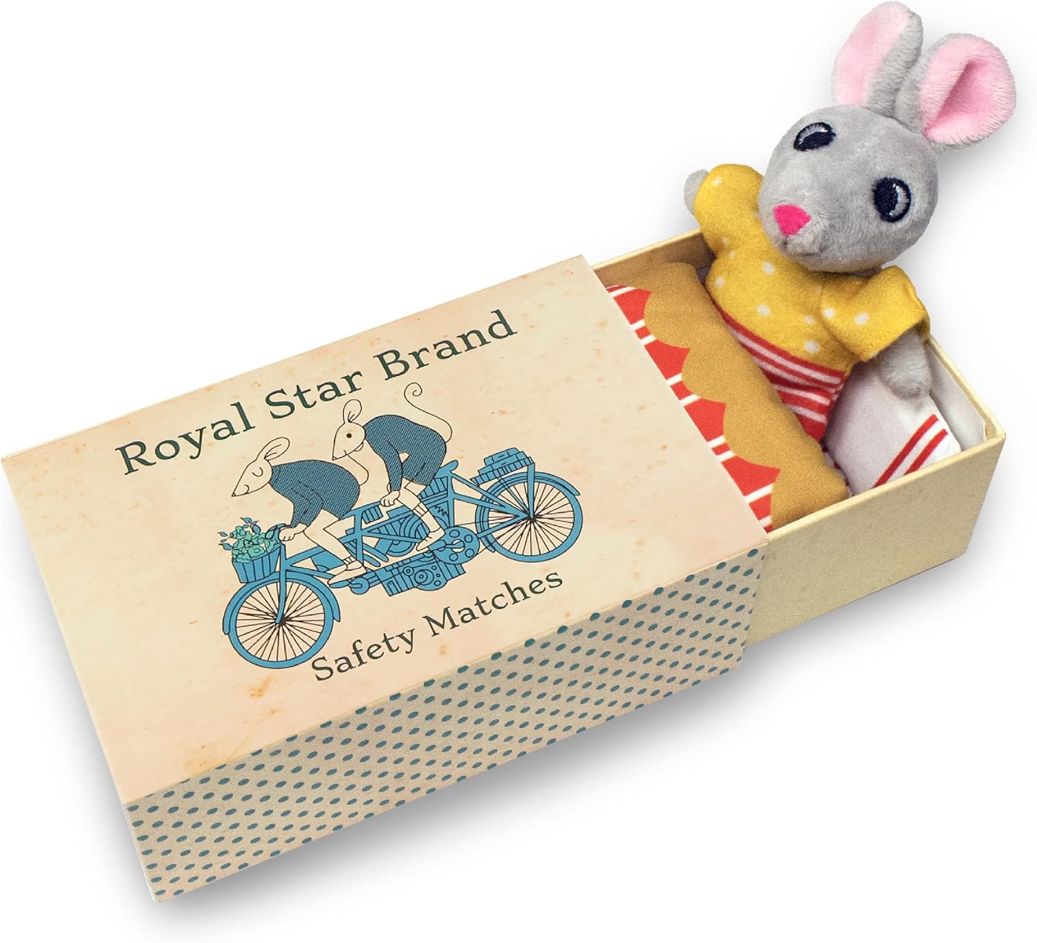 Unique Mice in Boxes - 'Remy The House Mouse' Playset, Special Stuffed Animal in...