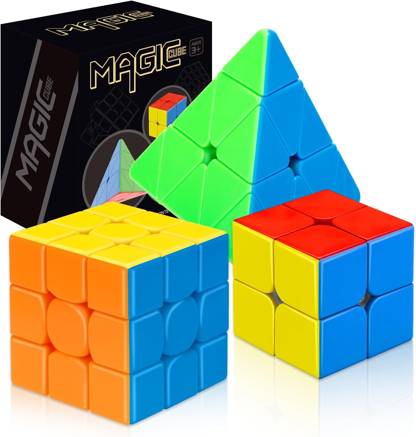 STEAM Life Speed Cube Set, Special Magic Cube Collection, Innovative Speed Cube...