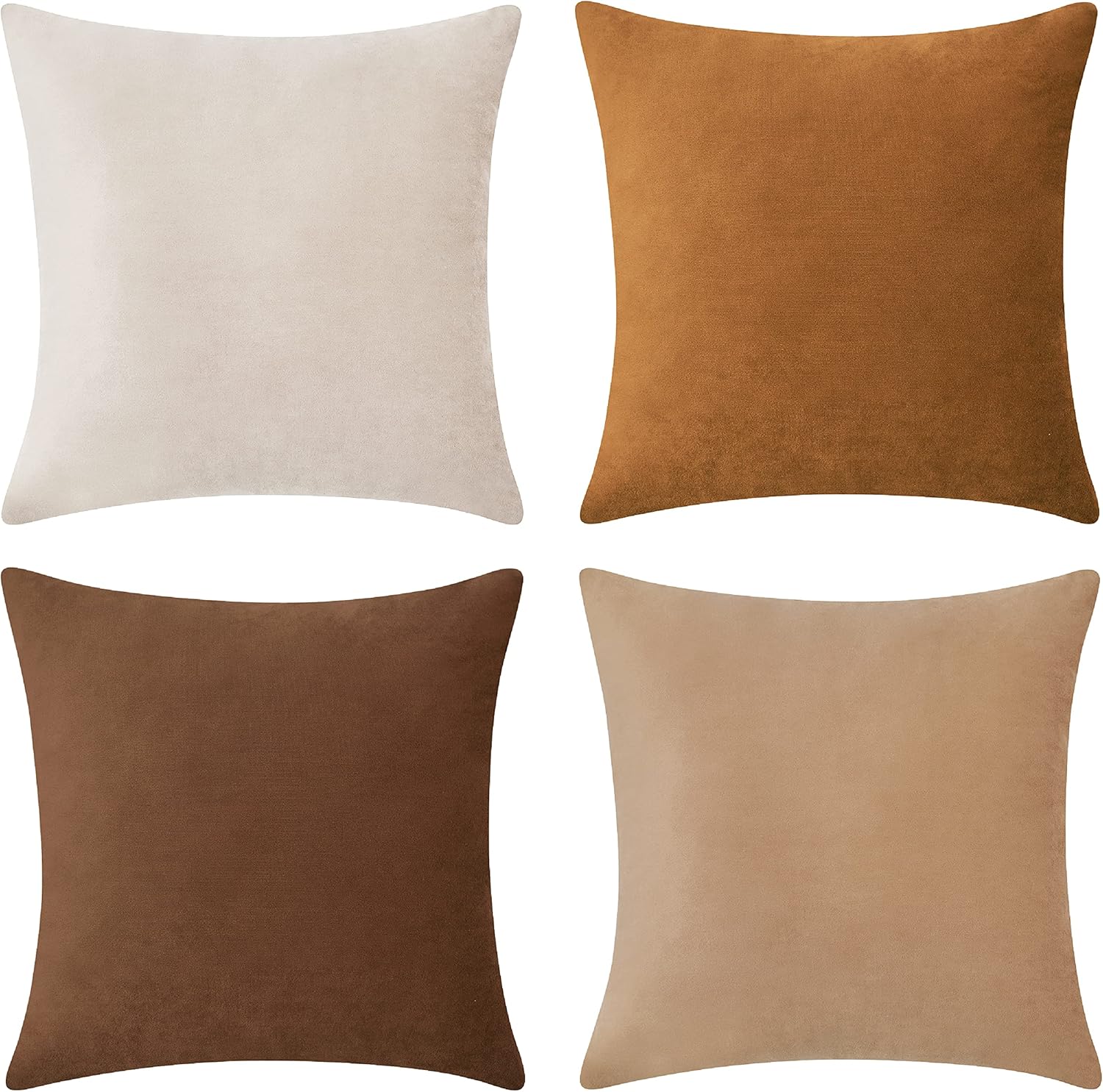 MONDAY MOOSE Decorative Throw Pillow Covers, Special Cushion Cases Set of 4, Inn...