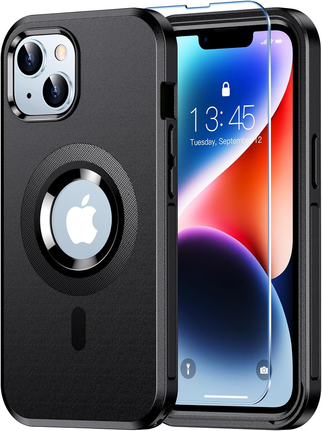 Magnetic for iPhone 14 Case, [Compatible with Magsafe][Military Grade Drop Prote...