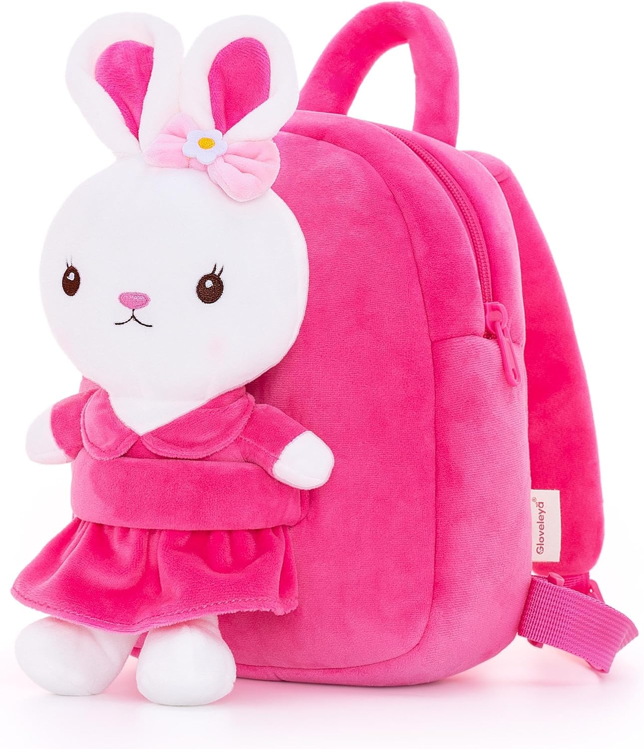 Gloveleya Kids Backpack Girl Backpack Toddler Girl Backpacks with Stuffed Bunny...