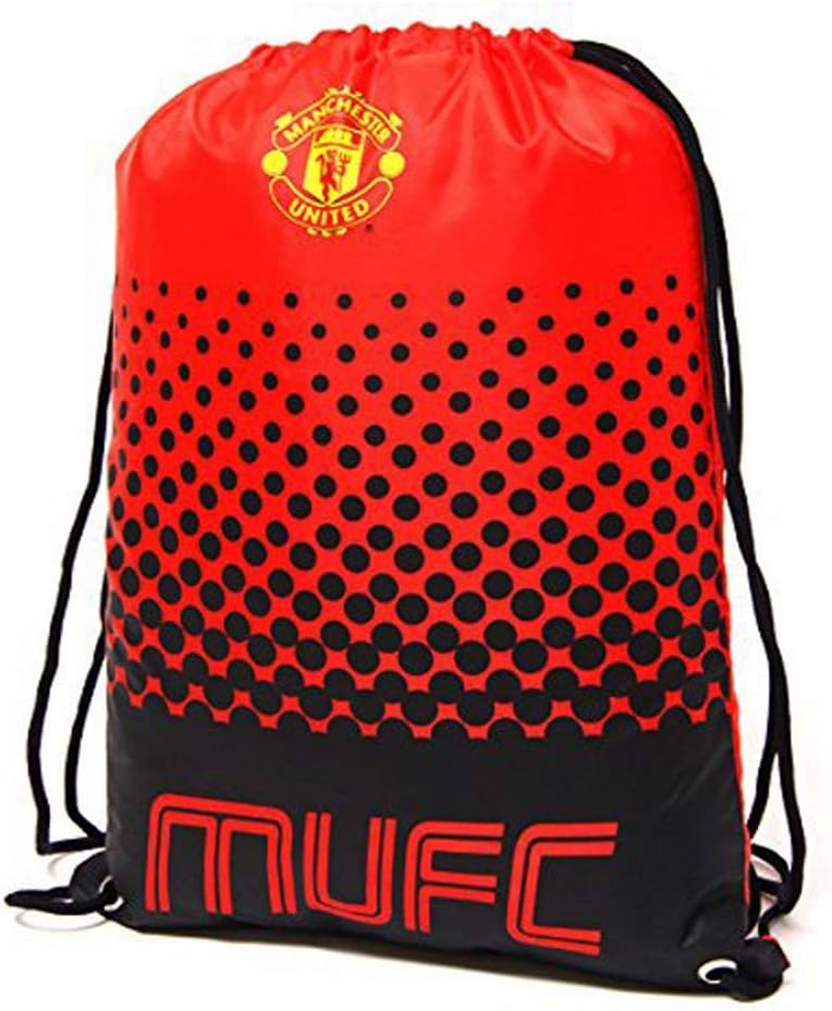 Manchester United MUFC, Special Children's Unisex Drawstring Bag, Unique Red Bag...