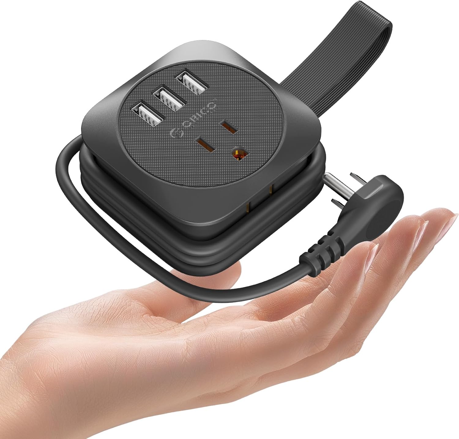 ORICO Travel Essentials,Travel Power Strip with USB Ports,2 Outlets 3 USB Ports...