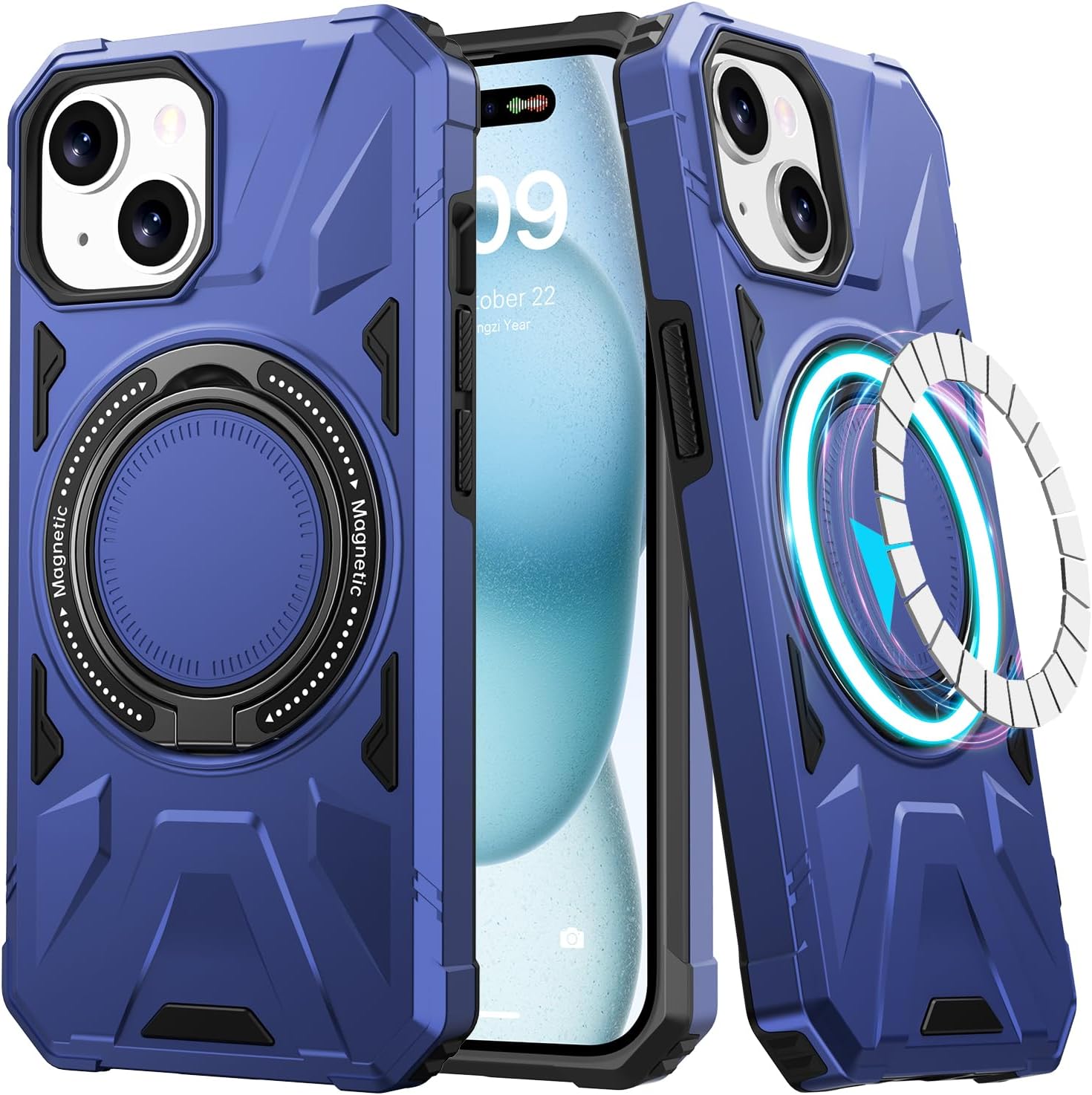 LUMARKE Strong Magnetic iPhone 15 Case, Special Military-Grade Drop Tested Prote...