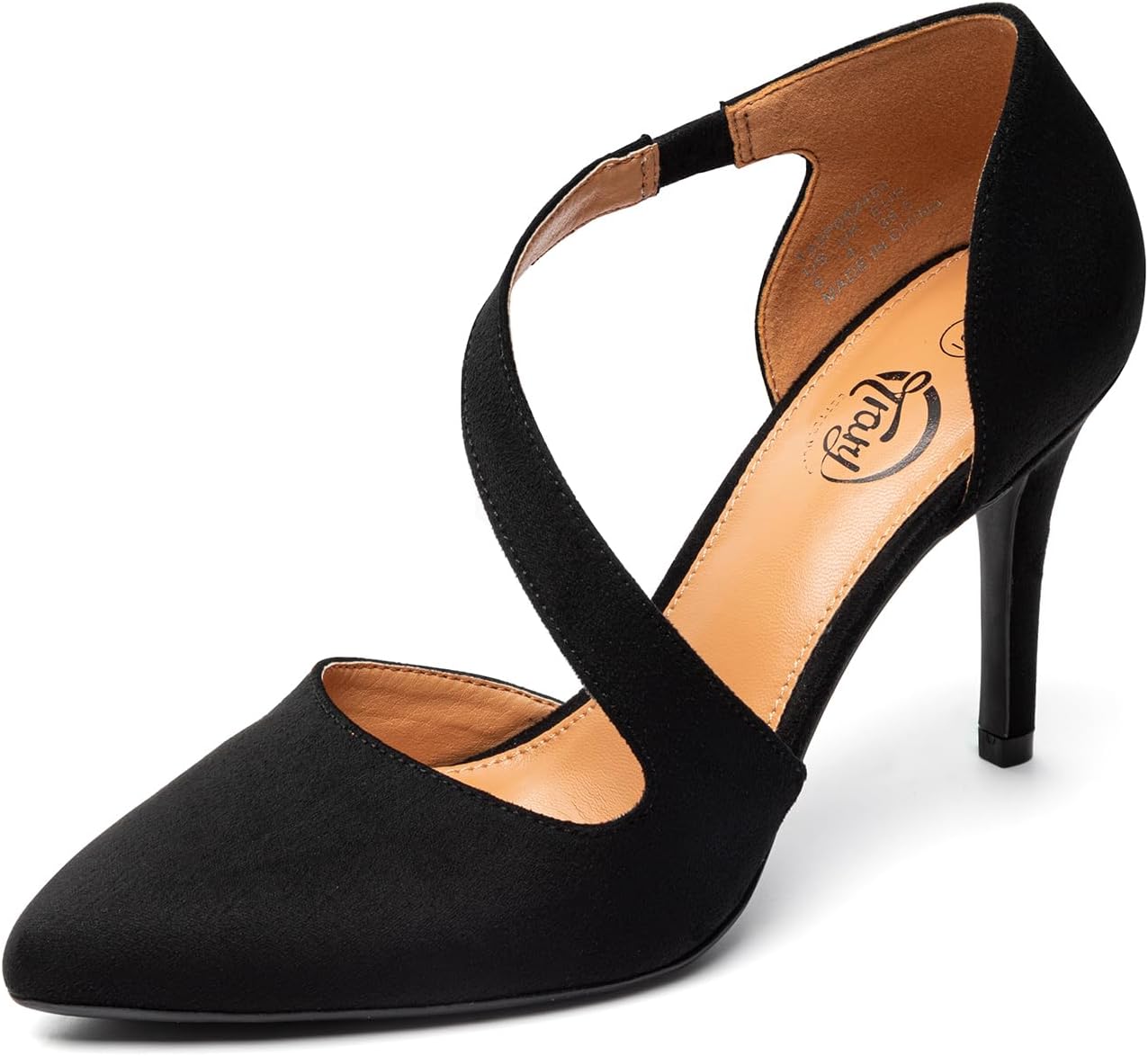 Trary Heels for Women Dress Closed Pointed Toe Heels Comfortable Stiletto High H...