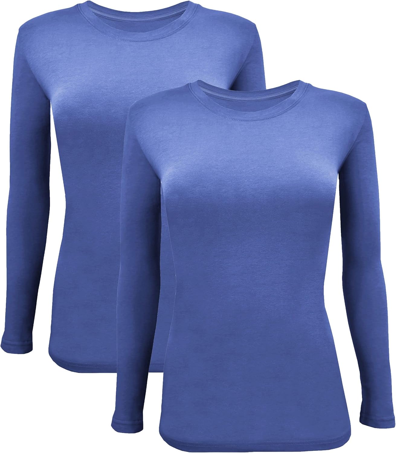 BaHoki Essentials Long Sleeve Undershirts for Scrubs - Great Stretch and Layerin...