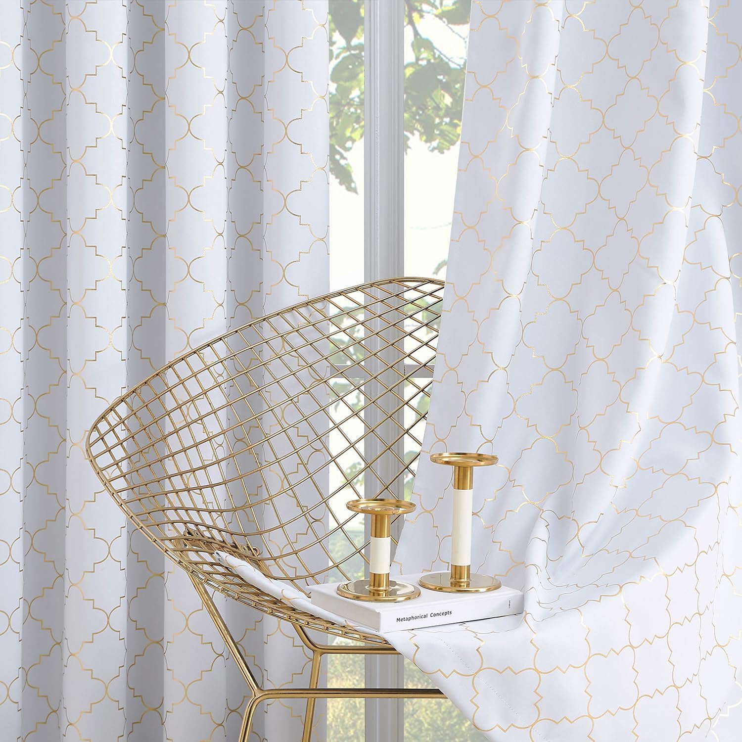 Enactex 100% Full Blackout Curtains, High-Quality Thermal Insulated Curtains wit...
