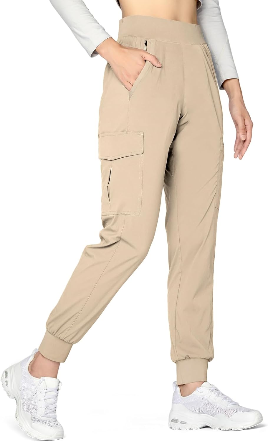 Women's Cargo Joggers Lightweight Quick Dry Hiking Pants Athletic Stretch Travel...